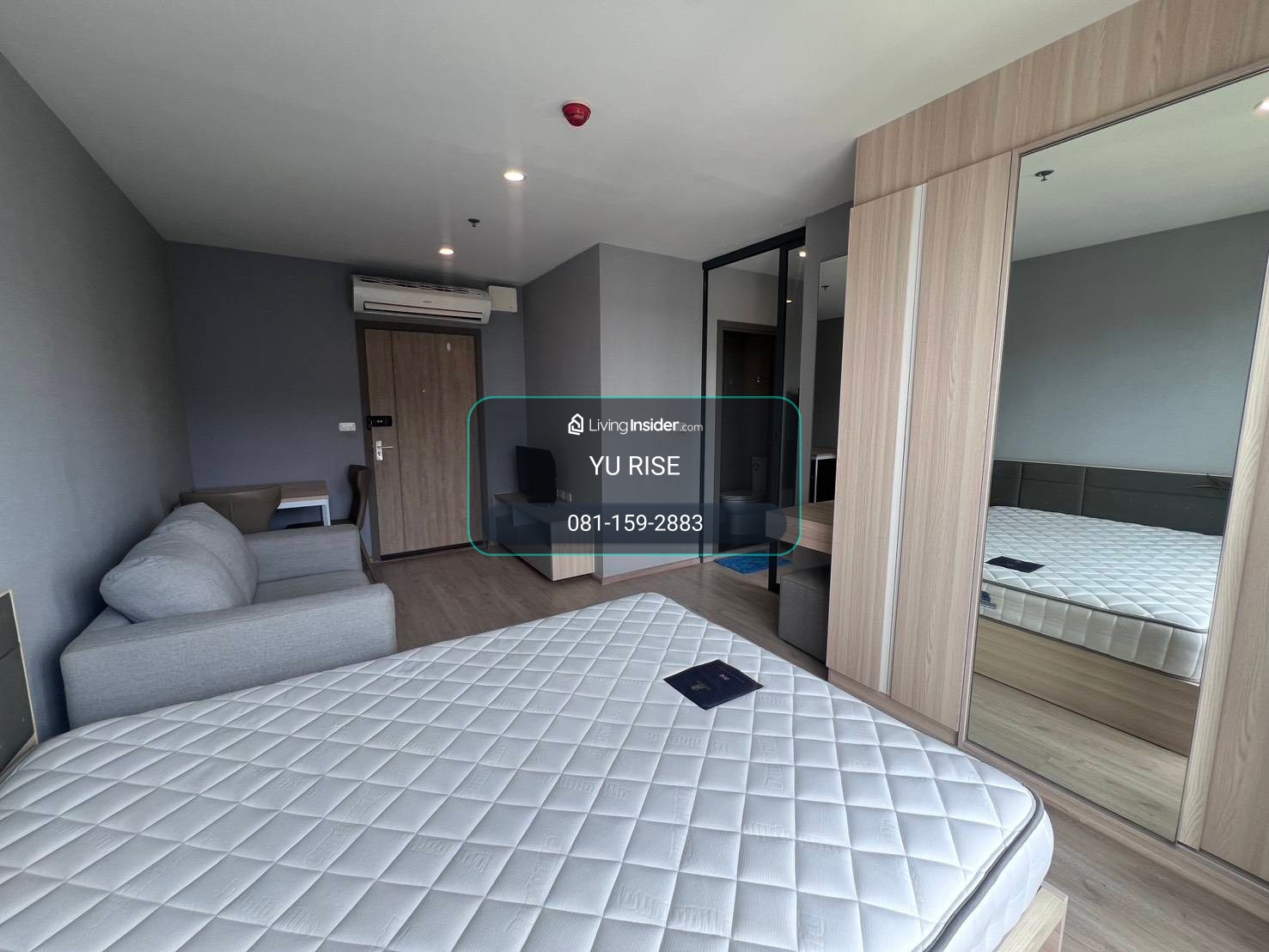 For rent, Ideo O2, 1 bedroom, 1 bathroom, large swimming pool, 3 zones, cycling lanes, relaxation park, near BTS Bangna. – รูปที่ 4