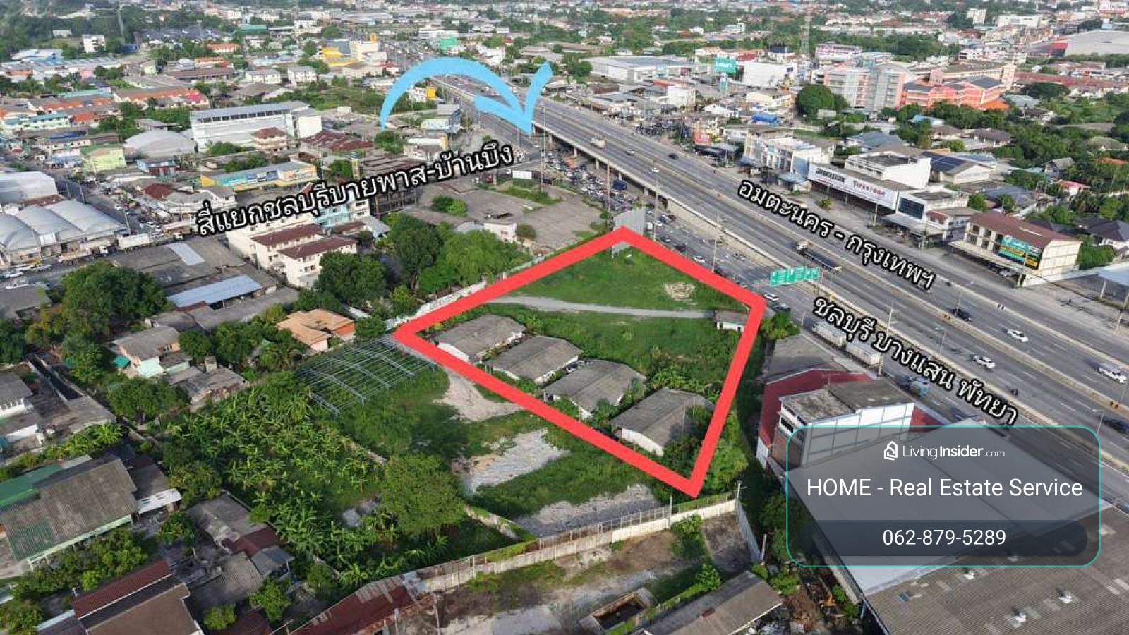 ที่ดิน บายพาส บ้านบึง ชลบุรี / 3 ไร่ 2 งาน 50 ตร.วา (ขาย), Land on the Ban Bueng bypass, Chonburi. / 50 Square Wa (FOR SALE) NANN031 – รูปที่ 2