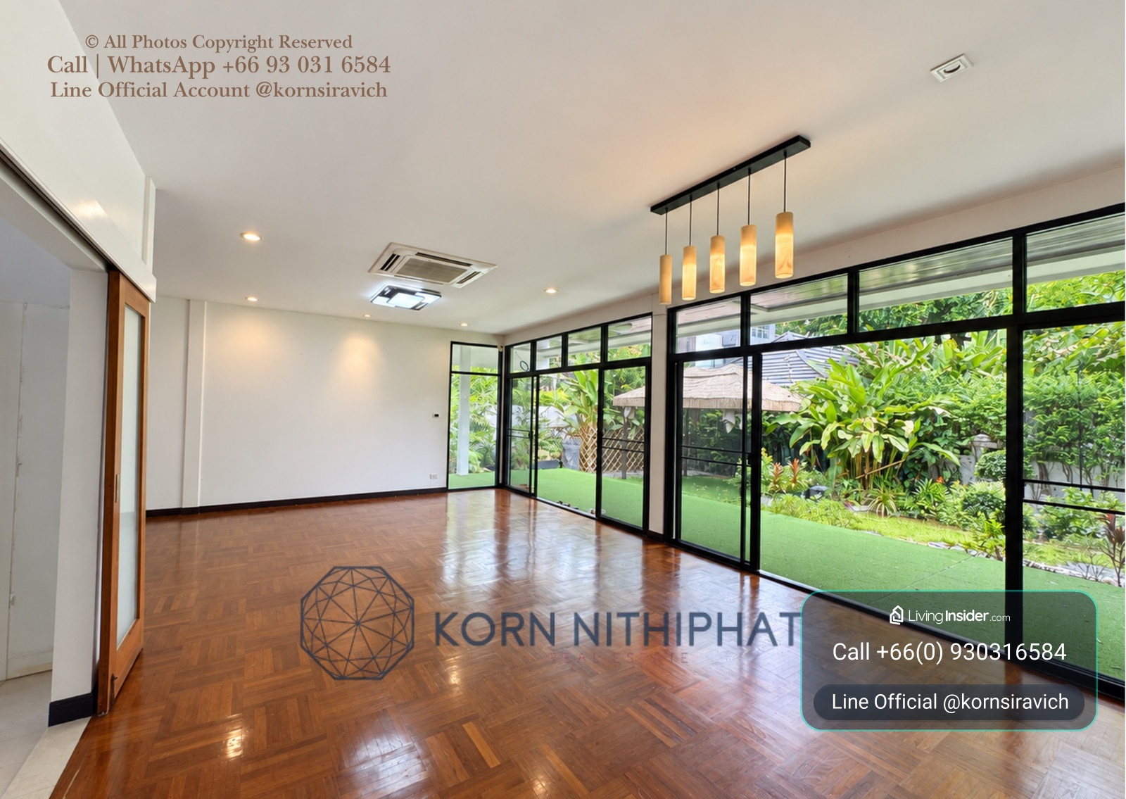 For Rent Pets Friendly Detached House in Rama 9 - Huay Kwang, Bangkok | Large Green Landscape with Outdoor Space for Your Pets  – รูปที่ 2
