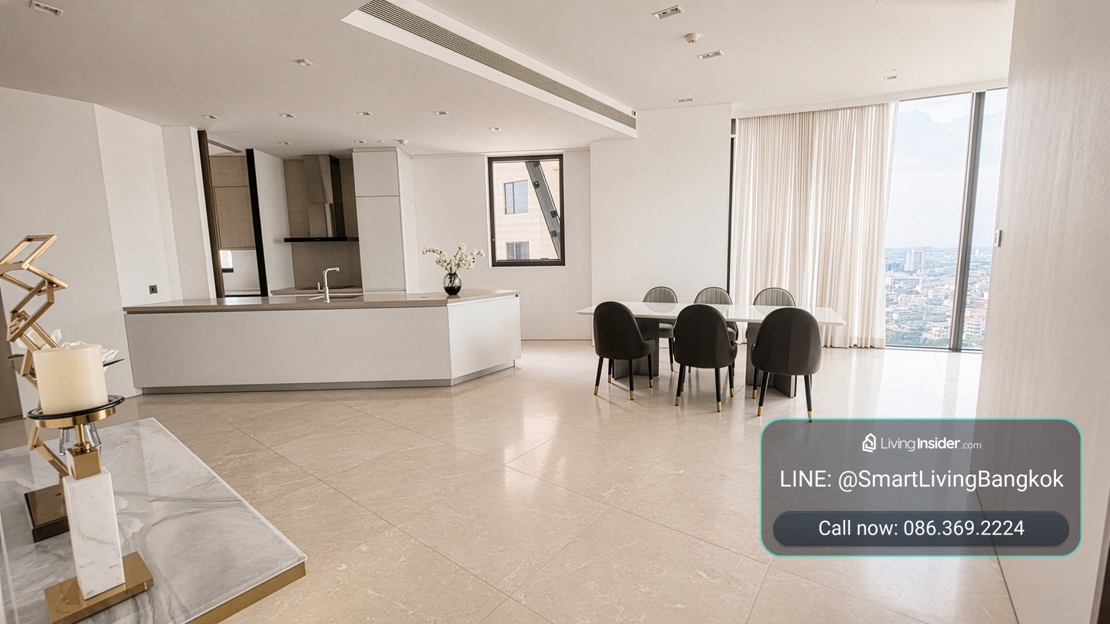 ให้เช่าคอนโดหรูริมแม่น้ำเจ้าพระยา Banyan Tree Residences Riverside Bangkok 2 ห้องนอน 178 ตร.ม. วิวแม่น้ำพาโนรามา ใกล้ ICONSIAM  – รูปที่ 3