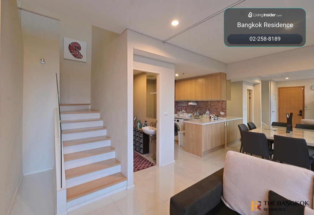 🔥🔥For rent : Villa asoke 1bed2bath 43k 📲TK : 0611985251 🐰 (Agent BR)  – รูปที่ 3