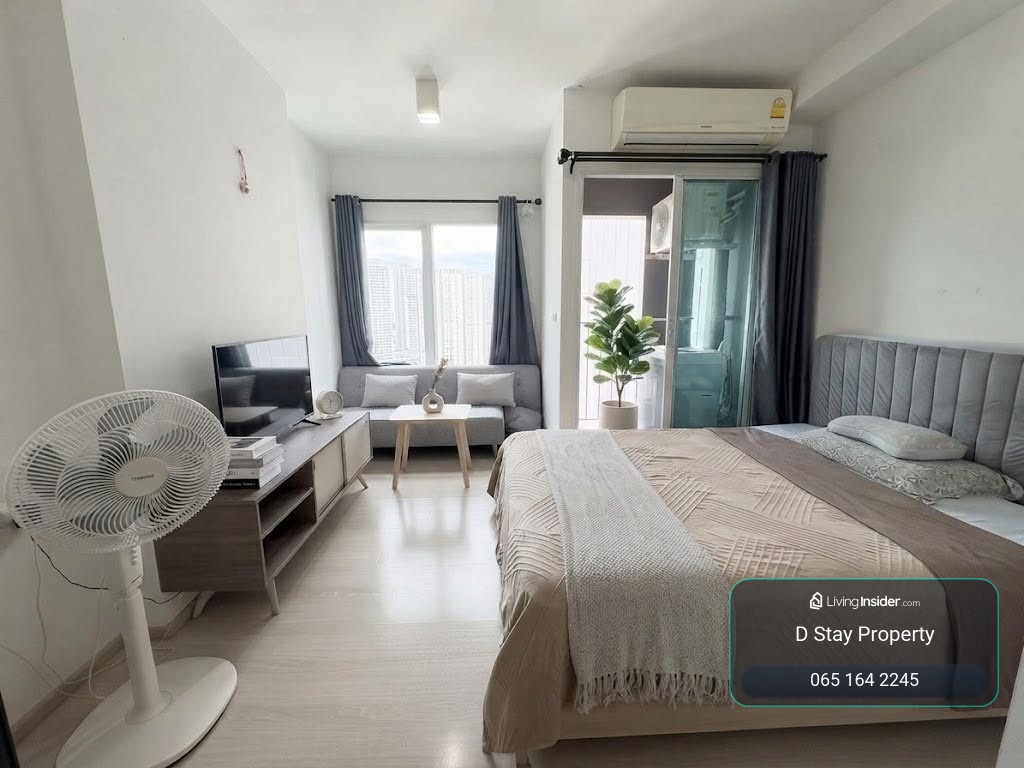 ขาย Chapter One Eco Ratchada - Huaikhwang ห้องน่าอยู่ ตกแต่งเฟอร์ครบ ชั้นสูง วิวเมือง ✨DS4187  Line @Dstay – รูปที่ 2