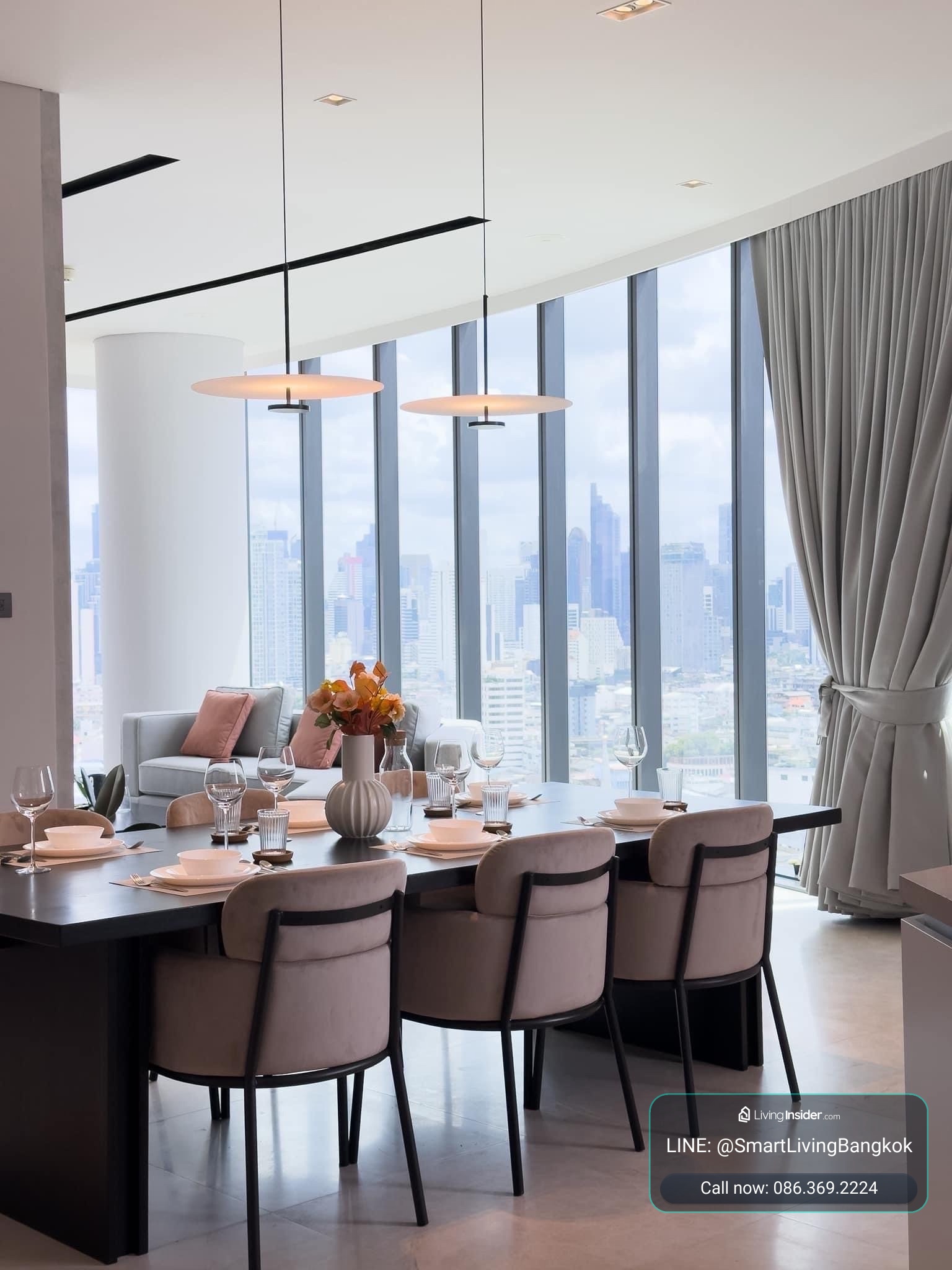 ให้เช่าคอนโดหรูริมแม่น้ำเจ้าพระยา Banyan Tree Residences Riverside Bangkok 2 ห้องนอน 178 ตร.ม. วิวแม่น้ำพาโนรามา ใกล้ ICONSIAM   – รูปที่ 4