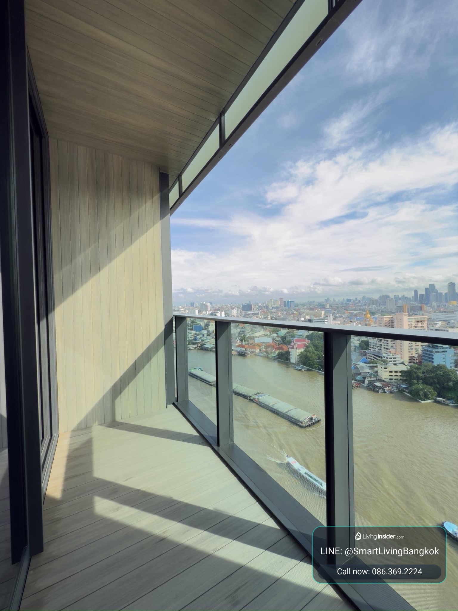 ให้เช่าคอนโดหรูริมแม่น้ำเจ้าพระยา Banyan Tree Residences Riverside Bangkok 2 ห้องนอน 178 ตร.ม. วิวแม่น้ำพาโนรามา ใกล้ ICONSIAM   – รูปที่ 3