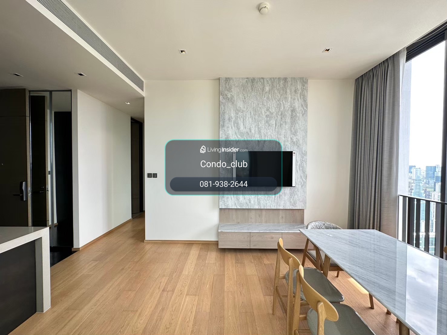 Sale 2 bed 28 Chidlom 70Sq.m. high fl unblock view  – รูปที่ 4