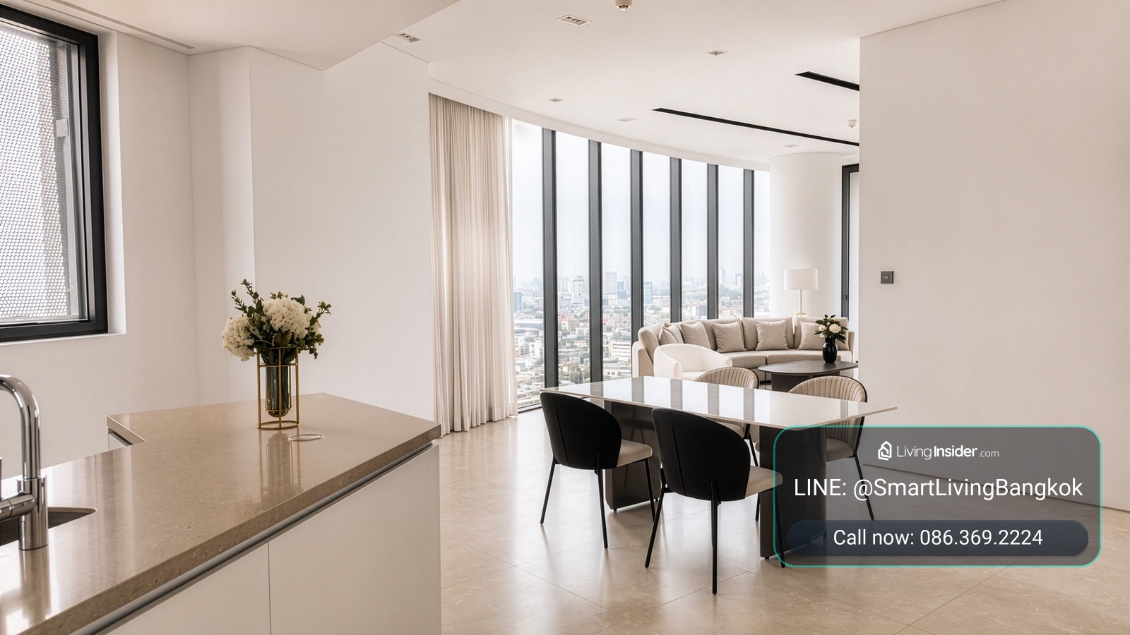ให้เช่าคอนโดหรูริมแม่น้ำเจ้าพระยา Banyan Tree Residences Riverside Bangkok 2 ห้องนอน 178 ตร.ม. วิวแม่น้ำพาโนรามา ใกล้ ICONSIAM   – รูปที่ 2
