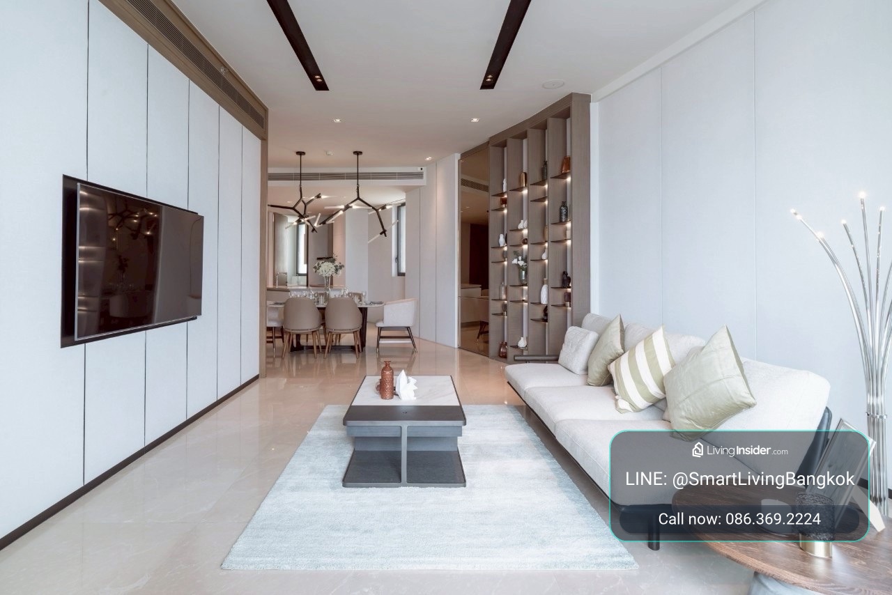 ให้เช่าคอนโดหรูริมแม่น้ำเจ้าพระยา Banyan Tree Residences Riverside Bangkok 2 ห้องนอน 160 ตร.ม. วิวแม่น้ำพาโนรามา ใกล้ ICONSIAM  – รูปที่ 2