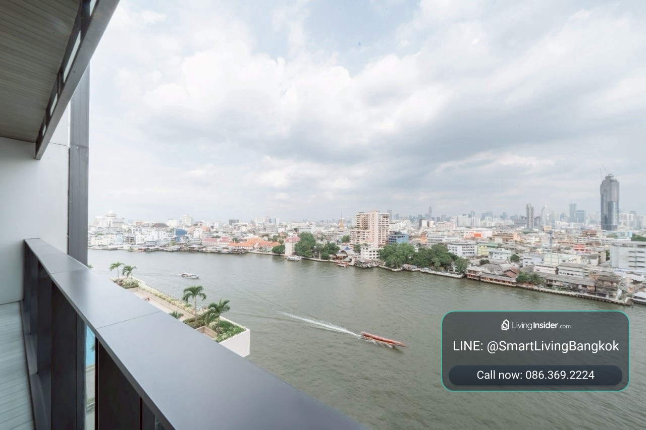 ให้เช่าคอนโดหรูริมแม่น้ำเจ้าพระยา Banyan Tree Residences Riverside Bangkok 2 ห้องนอน 160 ตร.ม. วิวแม่น้ำพาโนรามา ใกล้ ICONSIAM  – รูปที่ 4