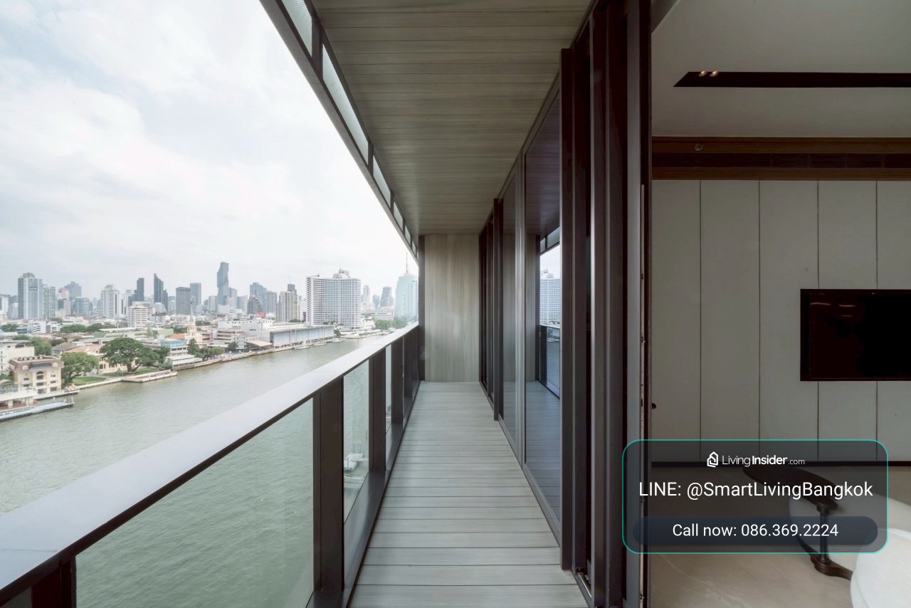 ให้เช่าคอนโดหรูริมแม่น้ำเจ้าพระยา Banyan Tree Residences Riverside Bangkok 2 ห้องนอน 160 ตร.ม. วิวแม่น้ำพาโนรามา ใกล้ ICONSIAM  – รูปที่ 3