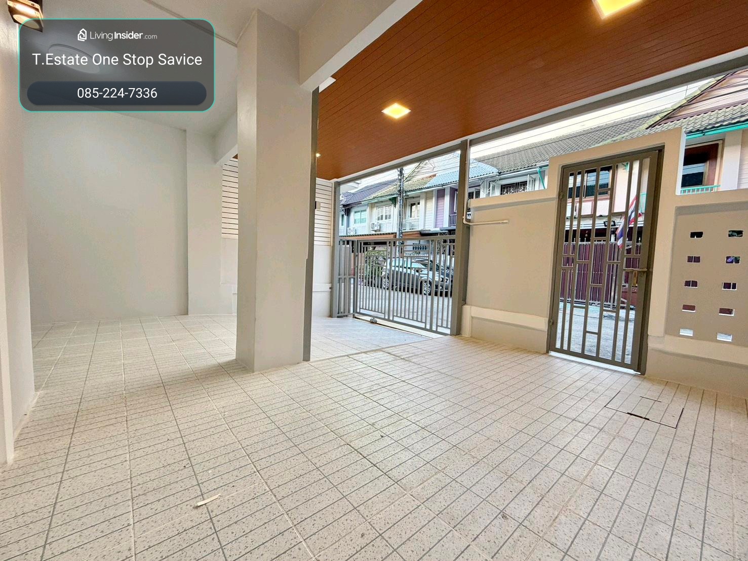 2-story townhouse, Pruksa Village 18/1 Kaeo In, Bang Yai- Kanchanaburi, Motorway M 81, Central Westgate. Purple Line, Bang Yai Market – รูปที่ 3