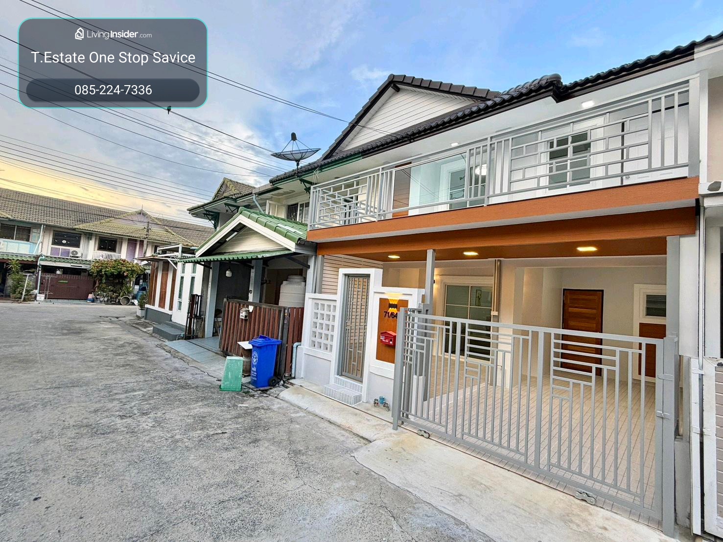 2-story townhouse, Pruksa Village 18/1 Kaeo In, Bang Yai- Kanchanaburi, Motorway M 81, Central Westgate. Purple Line, Bang Yai Market – รูปที่ 2