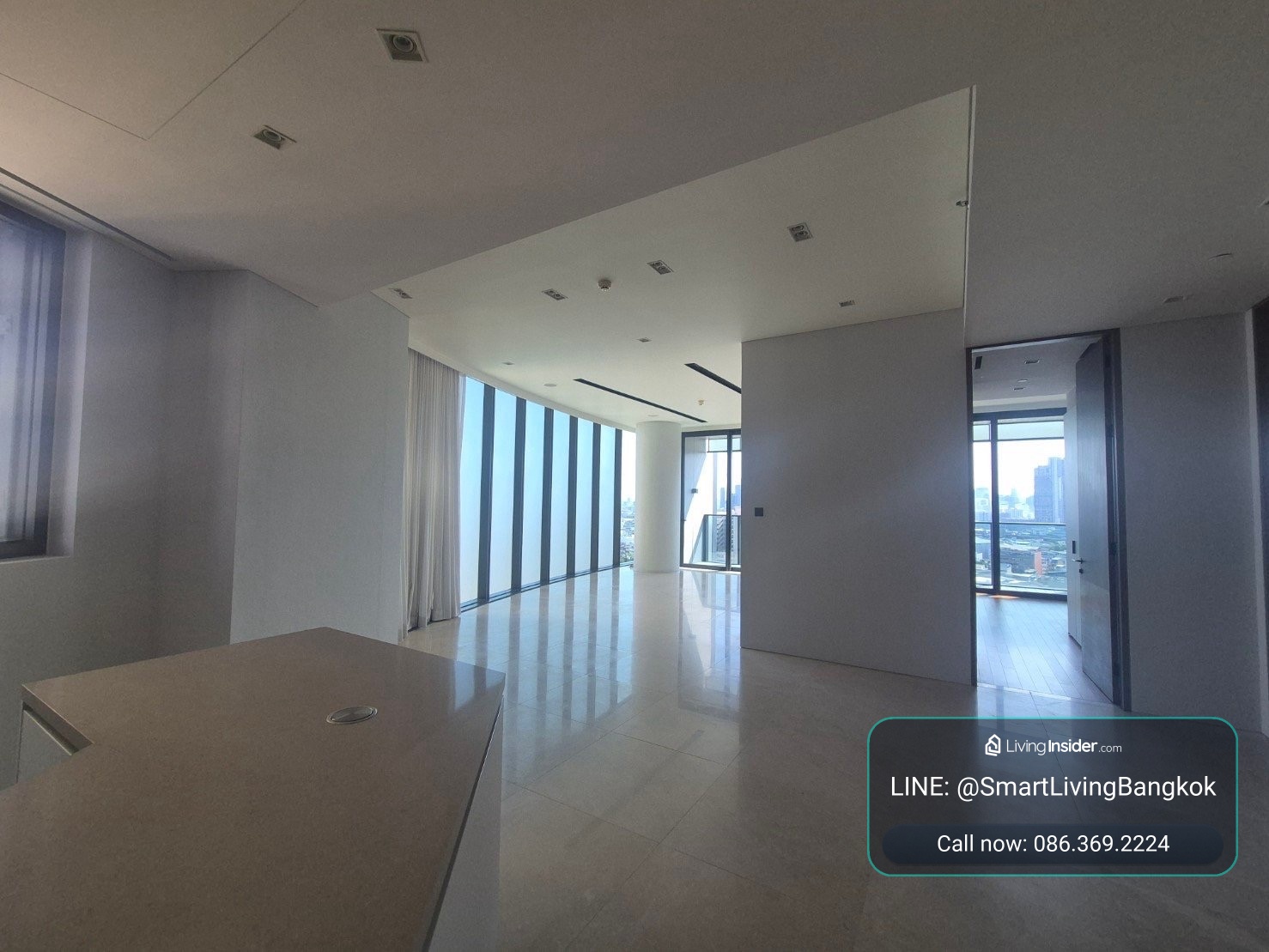 ให้เช่าคอนโดหรูริมแม่น้ำเจ้าพระยา Banyan Tree Residences Riverside Bangkok 2 ห้องนอน 160 ตร.ม. วิวแม่น้ำพาโนรามา ใกล้ ICONSIAM  – รูปที่ 2