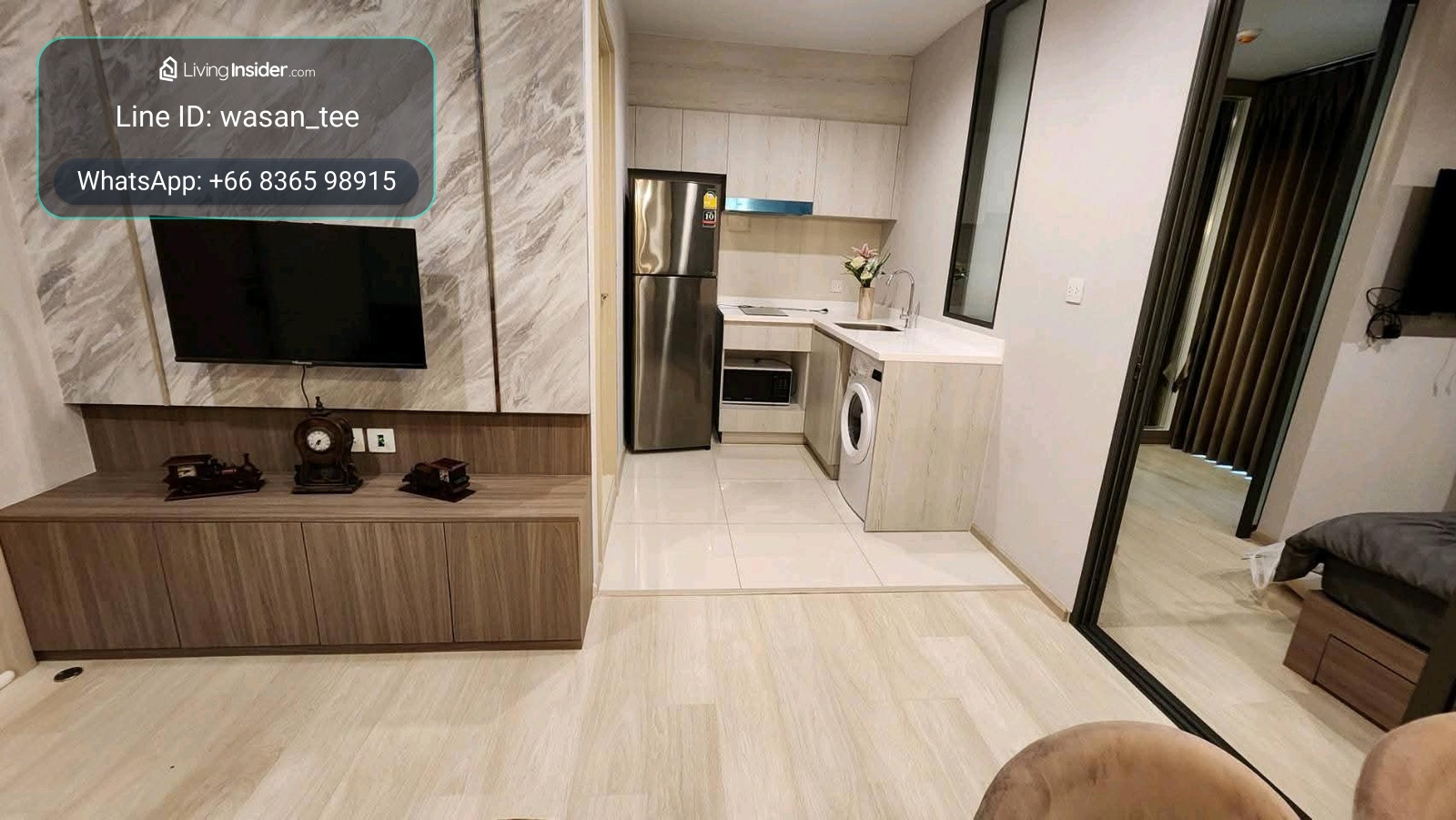 🏙️ ให้เช่า Life one Wireless ✨ ทำเลใจกลางเมือง พร้อมเข้าอยู่ 📍 ชั้น 20 📐 ขนาด 35 ตร.ม. 🛏️ 1ห้องนอน | 🛁 1 ห้องน้ำ 💰 ค่าเช่า 27,000 บาท/เดือน  – รูปที่ 3