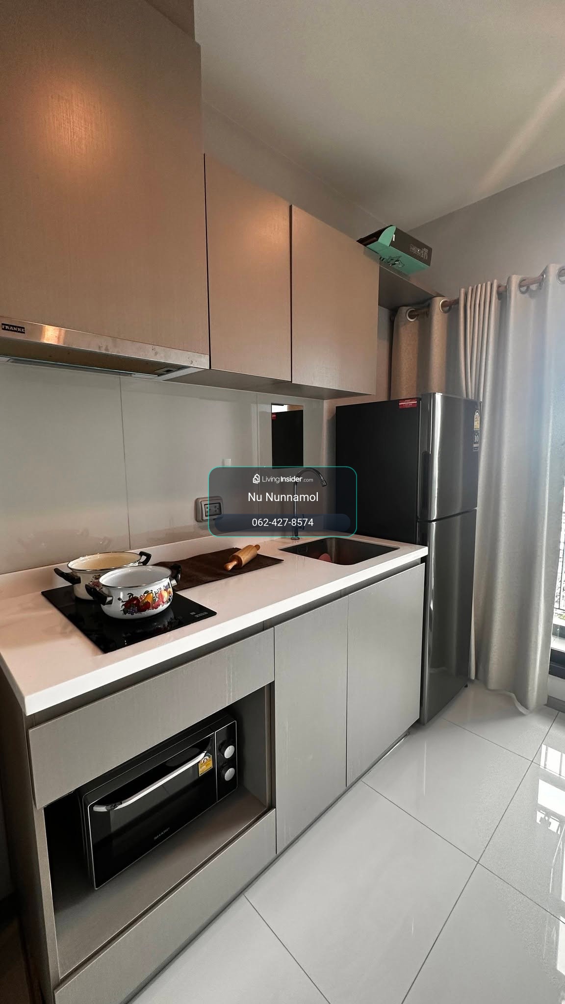  Life Sukhumvit 62 30 ตร.ม.   1 ห้องนอน   1 ห้องนั่งเล่น   1 ห้องน้ำ   ชั้น 22 – รูปที่ 3