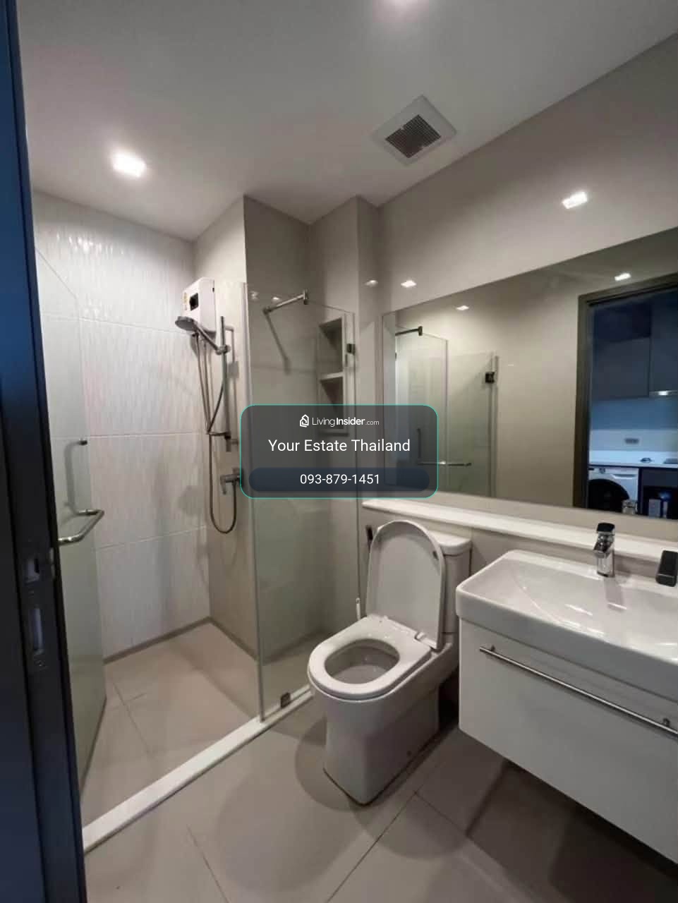Life Asoke Hype Condo, beautiful room, high floor, good view, available and ready for rent. – รูปที่ 4
