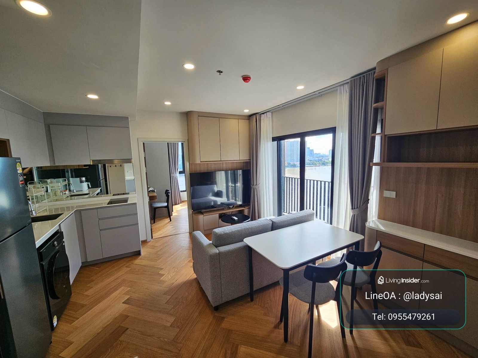 🏙️ให้เช่า นิว ริเวอร์เรส ราษฎร์บูรณะ (Nue Riverest Ratburana) ✅ 2ห้องนอน 💭LineOA : @ladysai  – รูปที่ 2