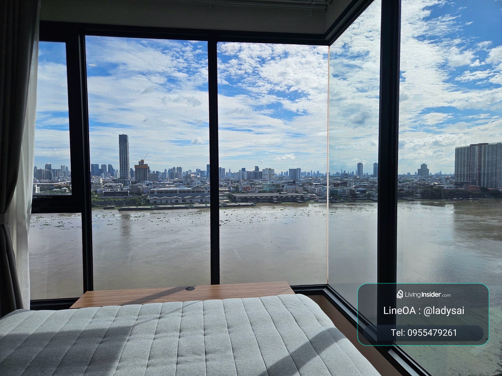🏙️ให้เช่า นิว ริเวอร์เรส ราษฎร์บูรณะ (Nue Riverest Ratburana) ✅ 2ห้องนอน 💭LineOA : @ladysai  – รูปที่ 4
