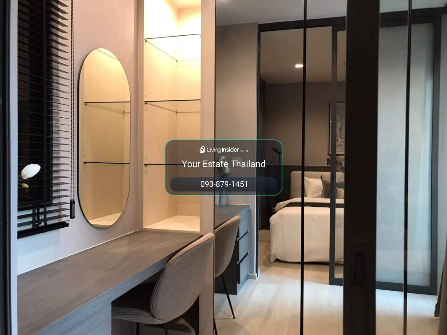 ให้เช่า Life One Wireless คอนโด ห้อง 1 bedroom plus เฟอร์นิเจอร์ครบ  – รูปที่ 3