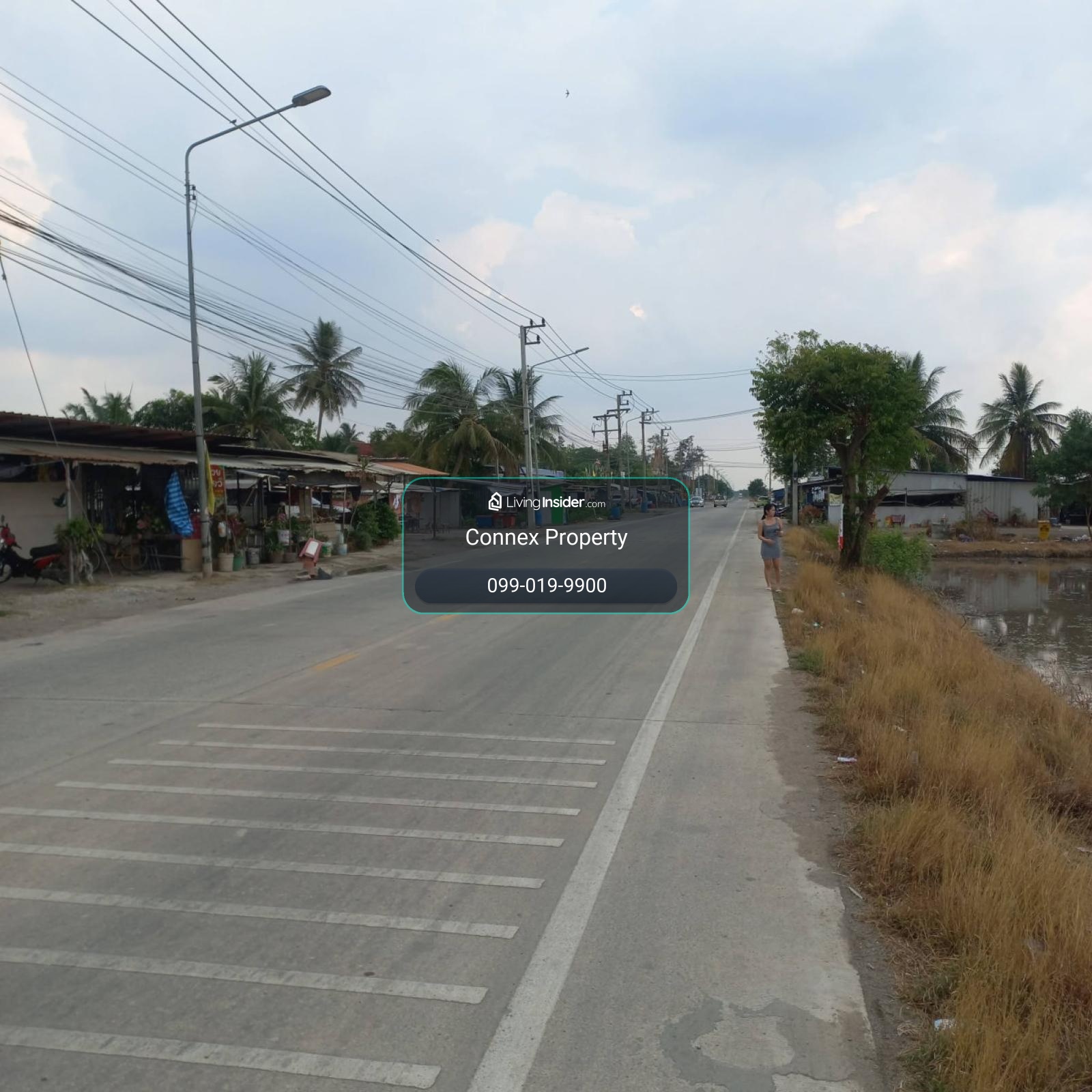 ขายขายที่ดิน ลำลูกกาคลอง10 ติดถนน ข้างโรงงานแสนสิริ บึงทองหลาง ลำลูกกา ปทุมธานี CX-173987 – รูปที่ 3