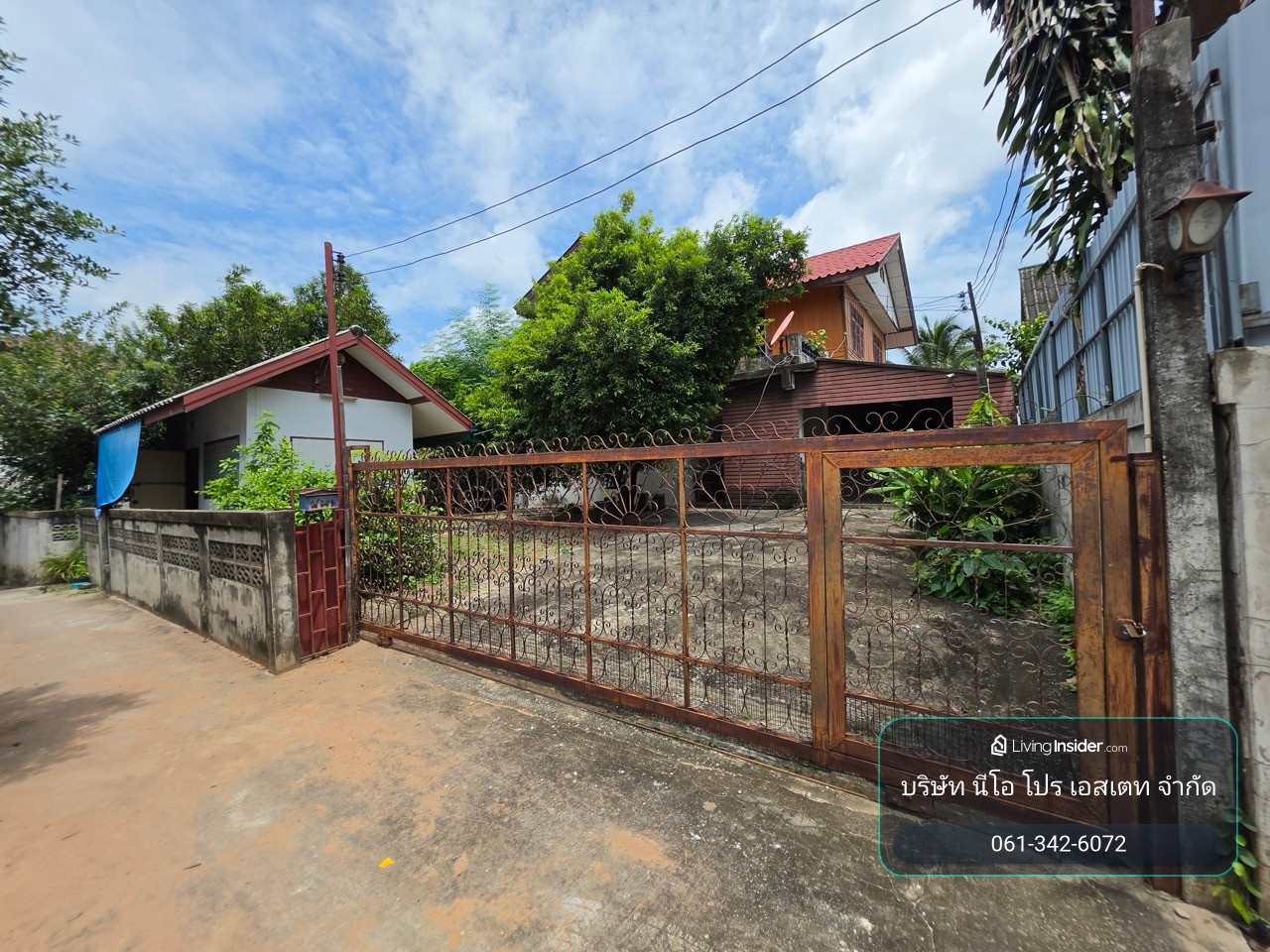 Land for sale, Soi Phothisan 19, near Bueng Kaen Nakhon, only 800 meters, area 196.3 sq wah, with wooden house, Nai Mueang Subdistrict, Khon Kaen. – รูปที่ 3