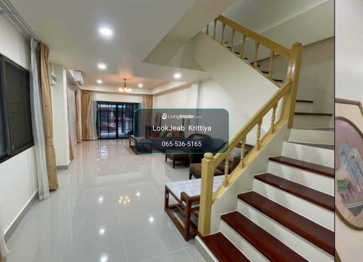 🏡 ทาวน์โฮม 3 ชั้น รีโนเวทใหม่ 4นอน 3น้ำ เสรีไทย 68 เช่า 18,000 ☎️0655365165 – รูปที่ 4