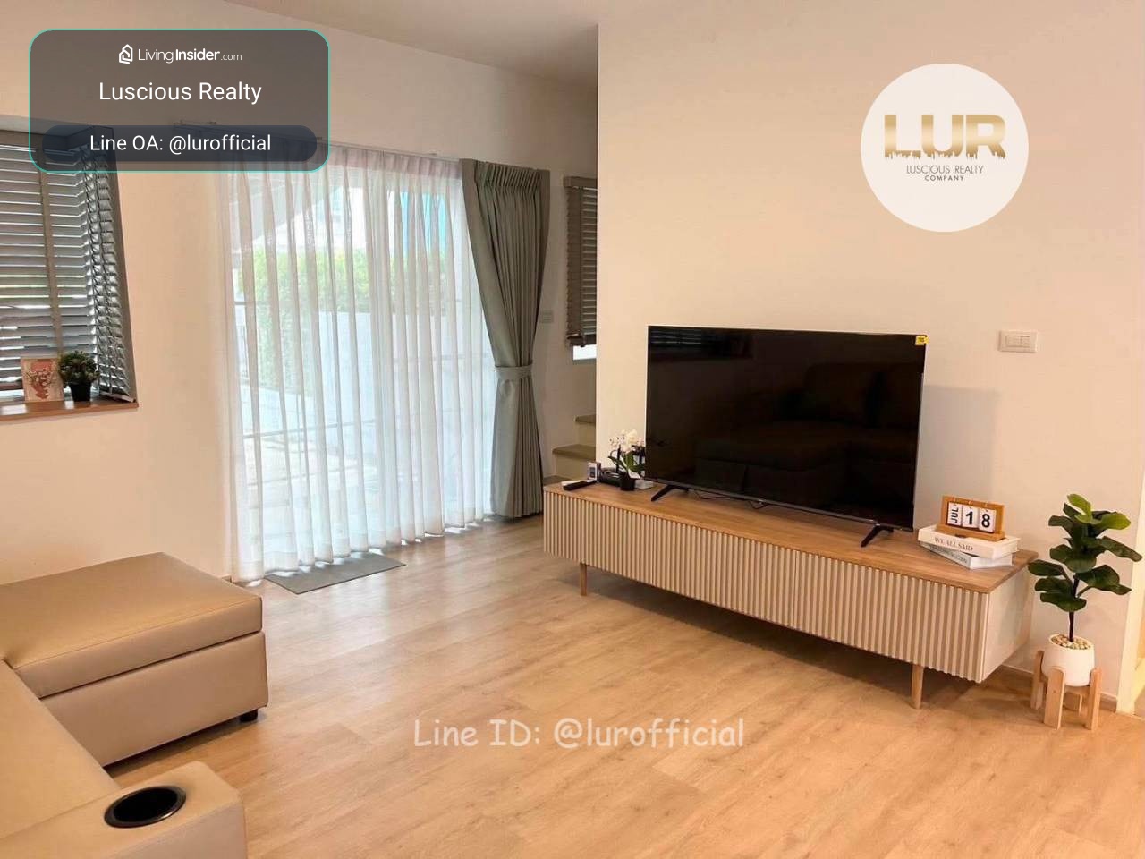 For Rent ♥️บ้านทาวน์เฮาส์ให้เช่า ใกล้เมกาบางนา ♥️หน้าบ้านทิศใต้ ติดส่วนกลาง 📍Indy 2 Bangna - Ramkhamhaeng 2  – รูปที่ 3