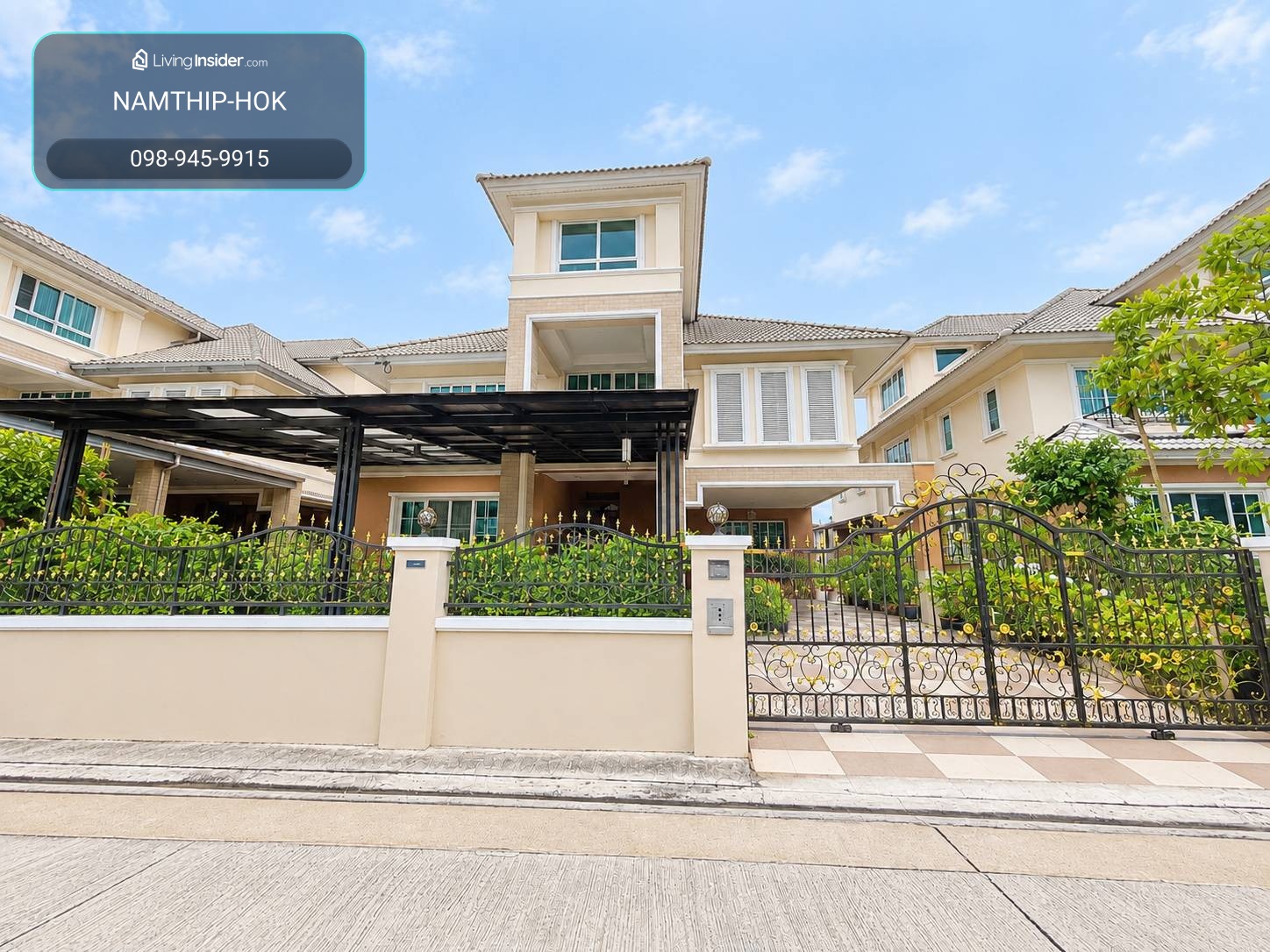 🏘️บ้านเดี่ยว 3 ชั้น หมู่บ้านอิ่มอัมพร2 โครงสร้างแข็งแรง บนทำเลดี เดินทางสะดวก – รูปที่ 2