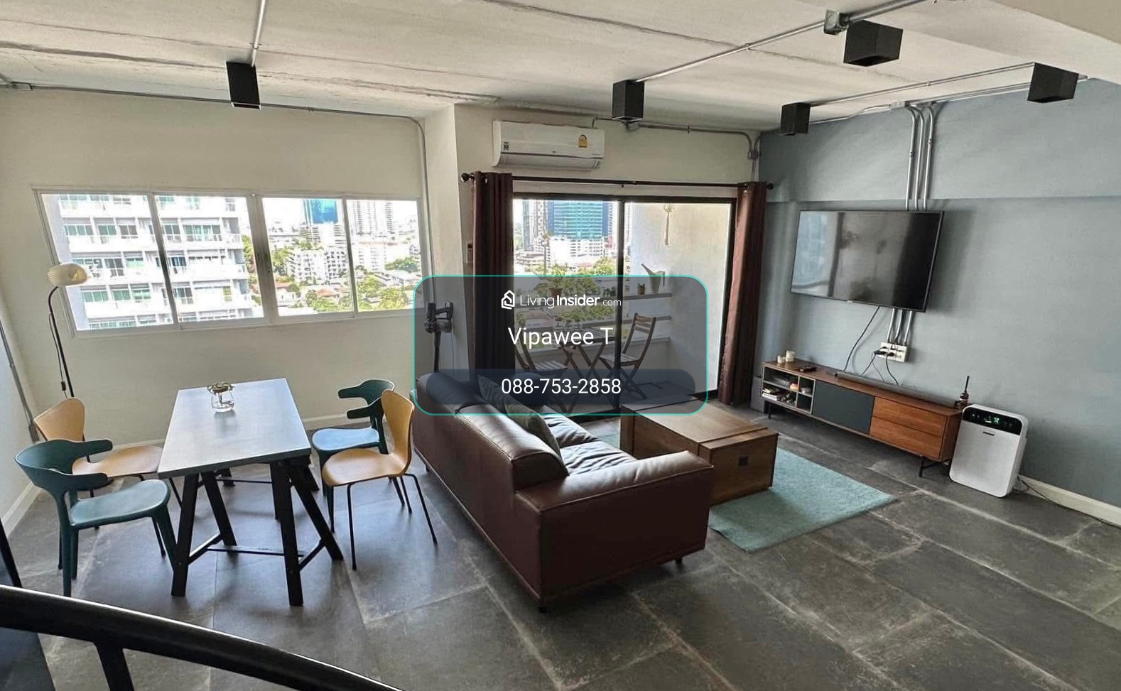 📌ขายด่วน คอนโด Thonglor Tower ห้องใหญ่ 72,000/ตรม!!! ขนาด 100 ตร.ม. 2 ห้องนอน 2 ห้องน้ำ Duplex ราคา 7.2 MB  ☎️ 0887532858 ปราย – รูปที่ 2