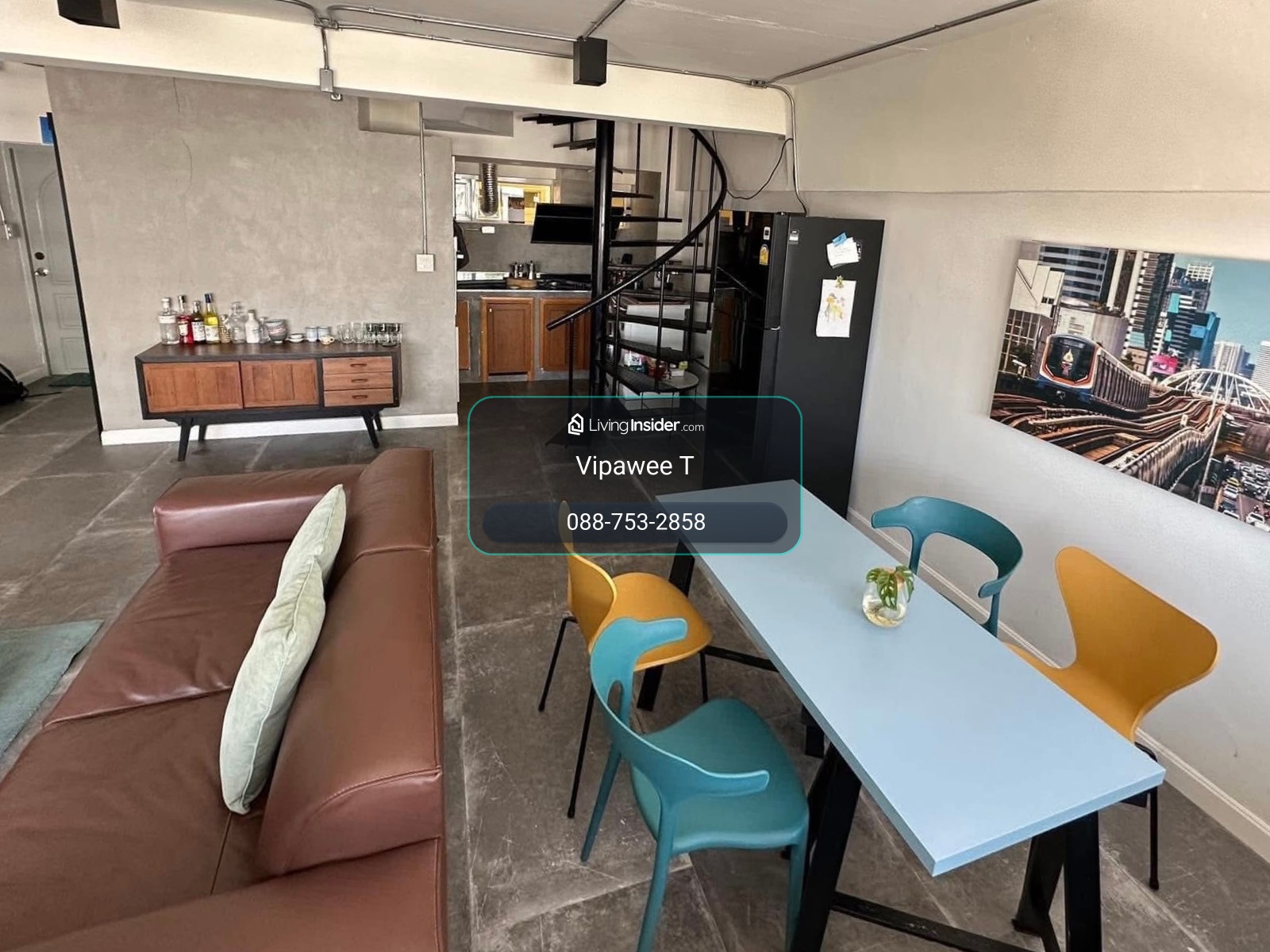📌ขายด่วน คอนโด Thonglor Tower ห้องใหญ่ 72,000/ตรม!!! ขนาด 100 ตร.ม. 2 ห้องนอน 2 ห้องน้ำ Duplex ราคา 7.2 MB  ☎️ 0887532858 ปราย – รูปที่ 4