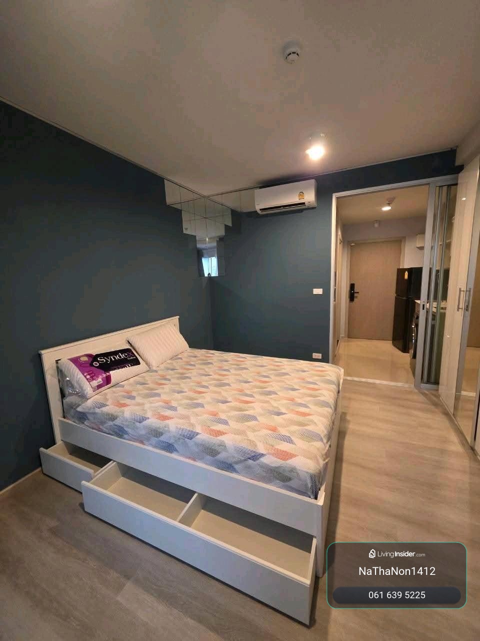 🏙️For rent, built-in room, beautifully decorated, 17th floor, river view, fully furnished, electricity complete, message 📱or Line: 0616395225 – รูปที่ 2
