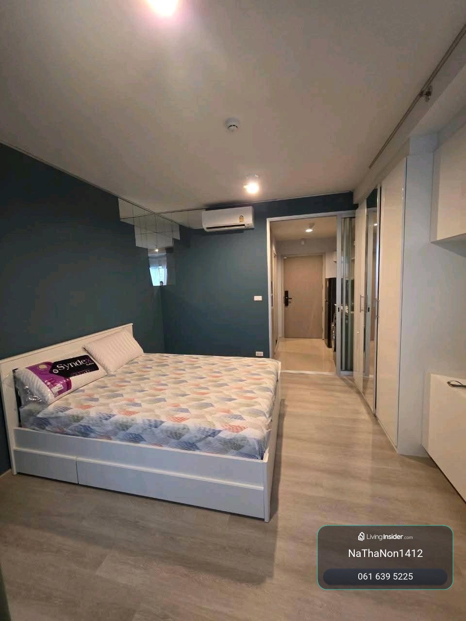 🏙️For rent, built-in room, beautifully decorated, 17th floor, river view, fully furnished, electricity complete, message 📱or Line: 0616395225 – รูปที่ 4