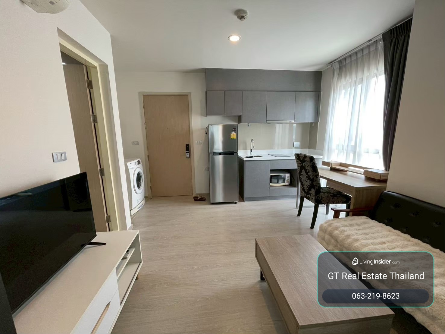 Condo near MRT at Rhythm Asoke 2, convenient travel, fully furnished. Beautiful room, ready to move in – รูปที่ 2