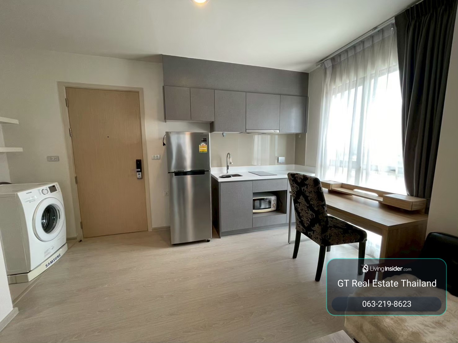 Condo near MRT at Rhythm Asoke 2, convenient travel, fully furnished. Beautiful room, ready to move in – รูปที่ 4
