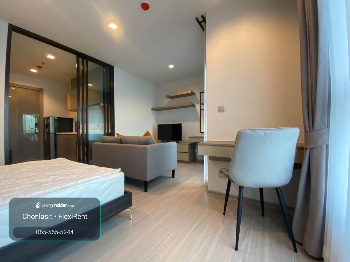For rent, Life Asoke Rama 9 | Beautifully decorated room, high floor ✨ Beautifully decorated room, ready to move in 🌇 32nd floor, high view, good atmosphere. – รูปที่ 2