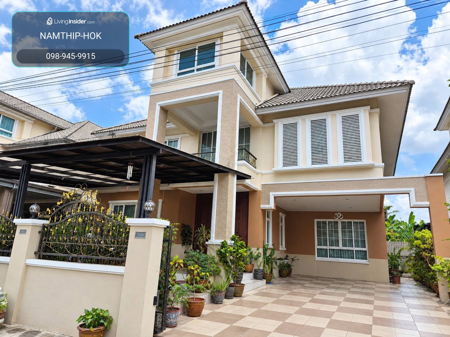 🏘️บ้านเดี่ยว 3 ชั้น หมู่บ้านอิ่มอัมพร2 โครงสร้างแข็งแรง ทำเลดี เดินทางสะดวก /3-story detached house, Im Amphon Village2                                                                                          – รูปที่ 3