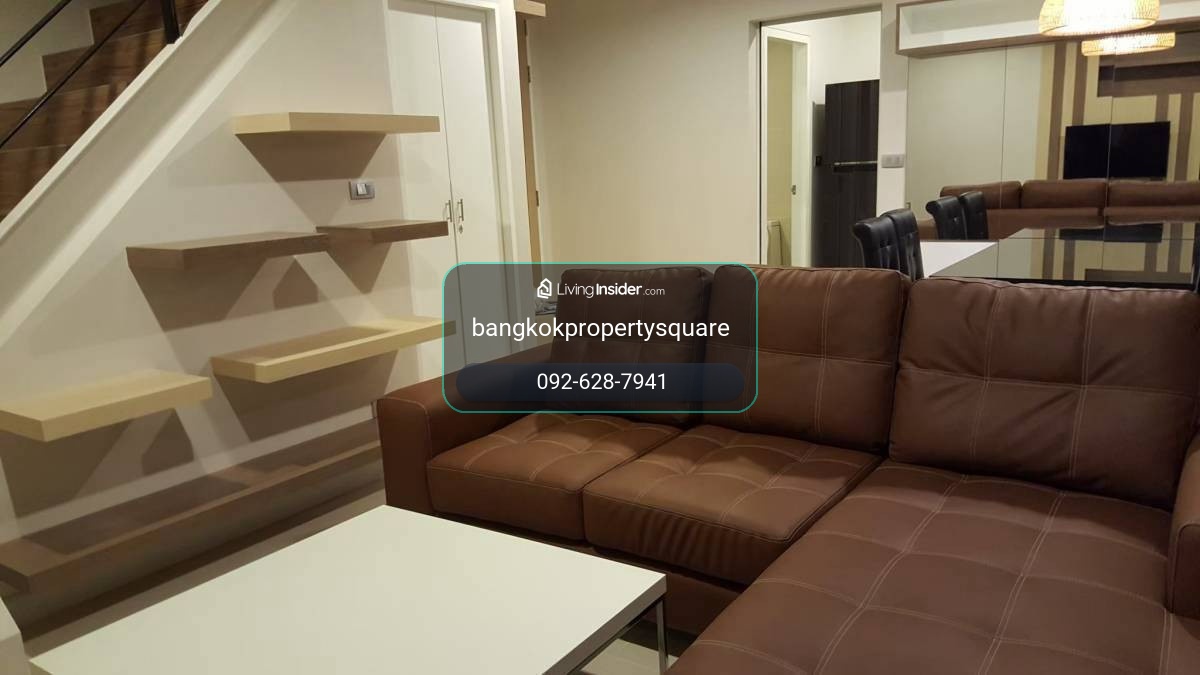 ห้เช่า The Sky Sukhumvit Duplex 2 ชั้น ห้องมุม ชั้น 23 อาคาร A 2 นอน 2 น้ำ 75 ตร.ม. BTS อุดมสุข 250 ม.   – รูปที่ 4