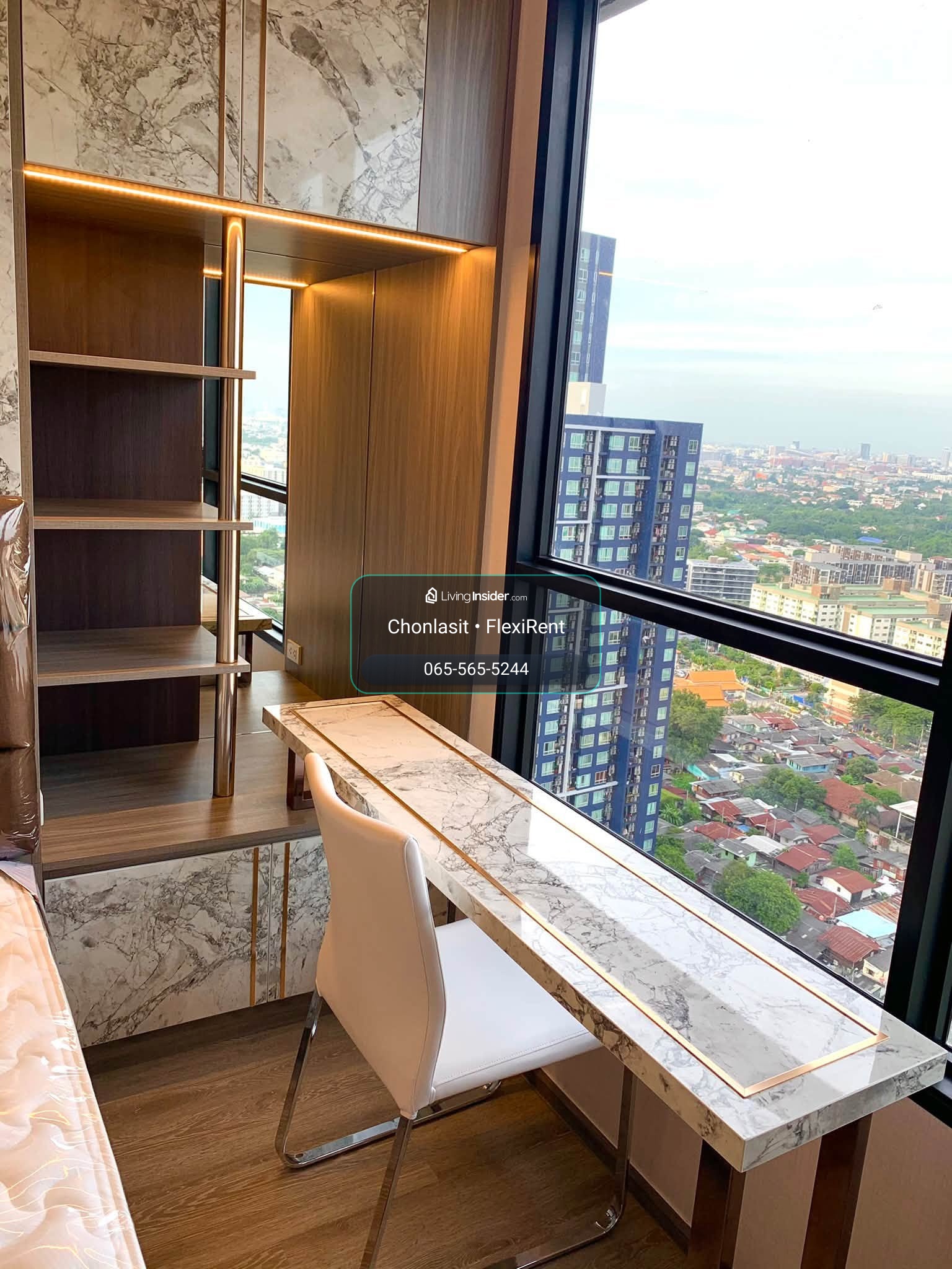 ให้เช่า KnightsBridge Prime On Nut ✨ ห้องมุม ชั้น 29 | 1 Bedroom Plus | 32 ตร.ม. | เพดานสูง 3 เมตร – รูปที่ 3