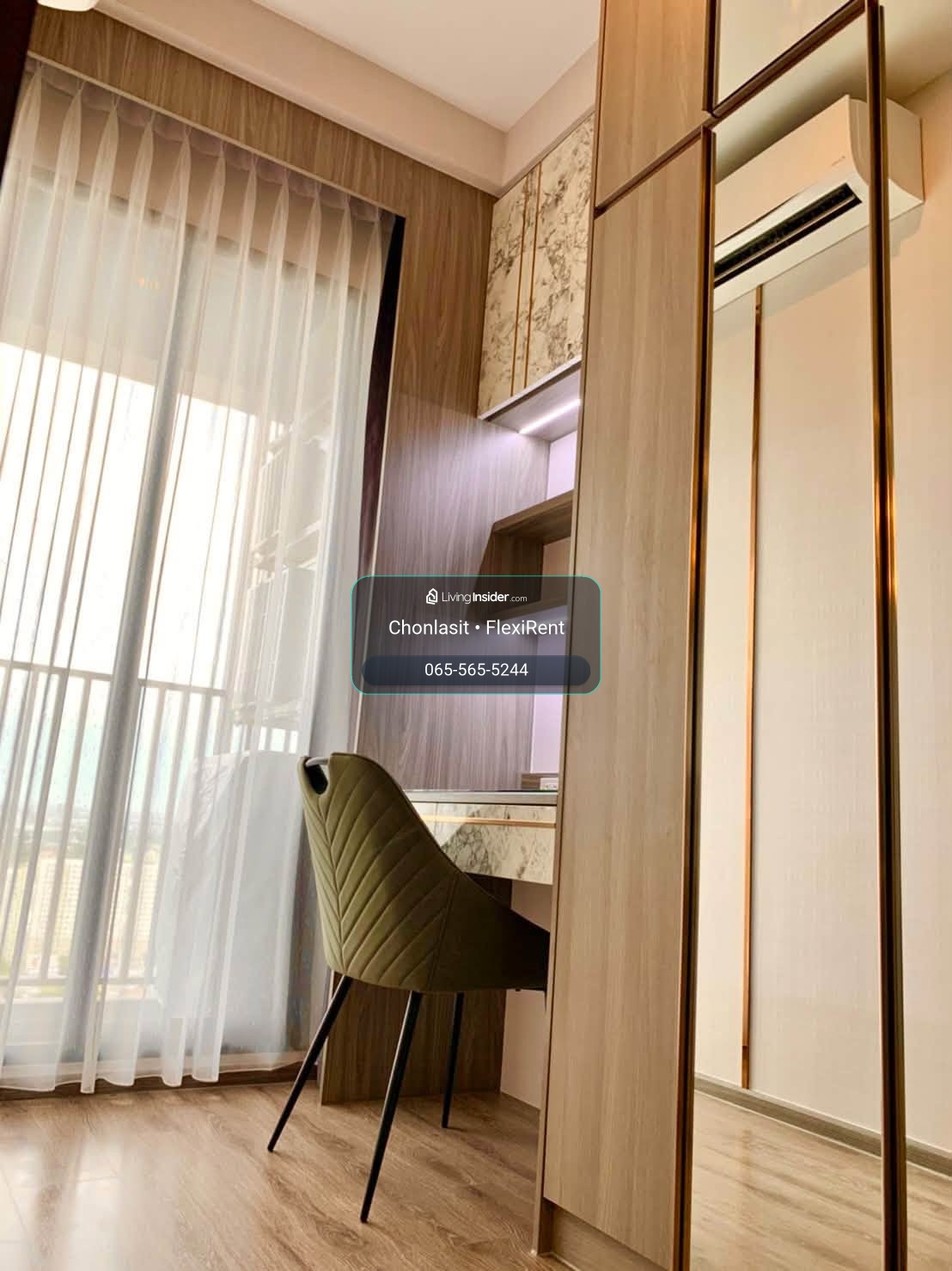 ให้เช่า KnightsBridge Prime On Nut ✨ ห้องมุม ชั้น 29 | 1 Bedroom Plus | 32 ตร.ม. | เพดานสูง 3 เมตร – รูปที่ 4