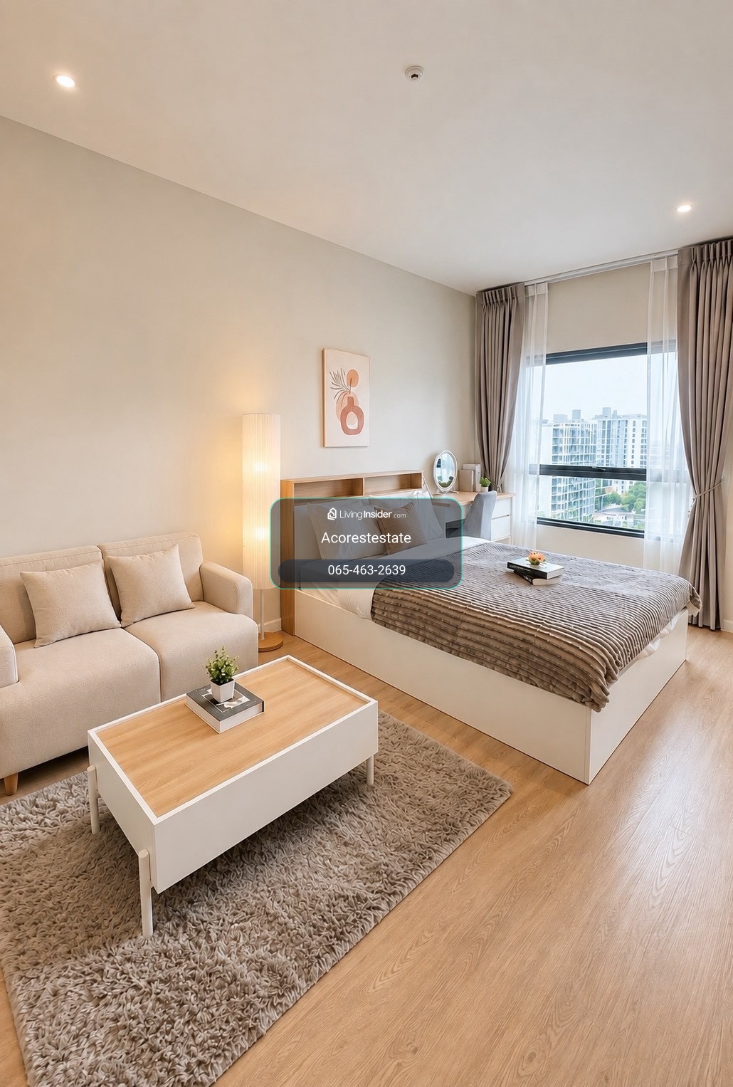 ✨🌷 For rent Rich point @ BTS Wutthakat ✨🌷 Studio | 1 Bathroom | Size 27.1 Sqm. | Floor 25 | Line : @acoresteatate – รูปที่ 3