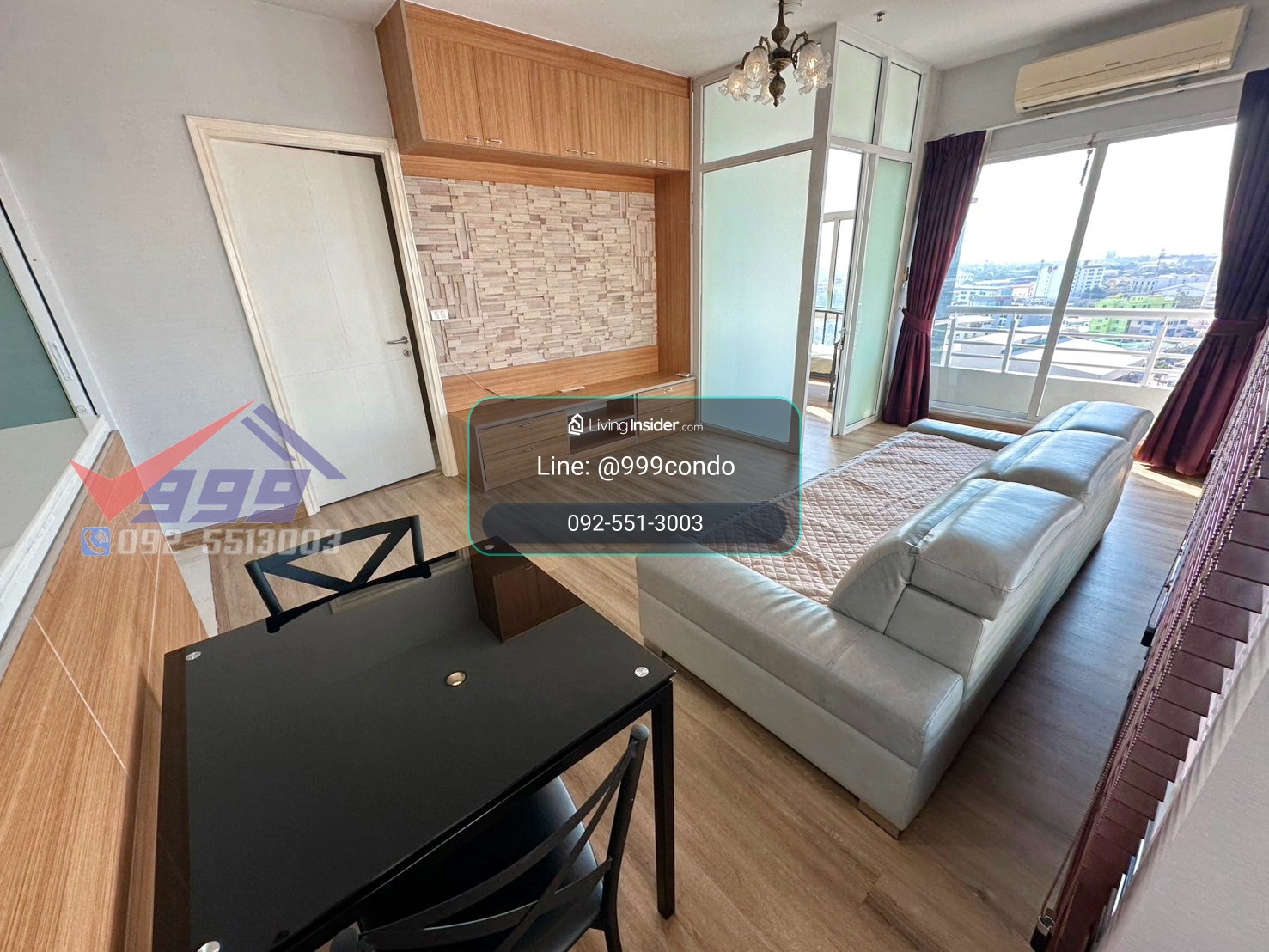 ห้องมุม 🔥ให้เช่าคอนโด เดอะโฟร์วิงส์ เรสซิเดนซ์ | 2 ห้องนอน 71 ตร.ม. REF. F29901 – รูปที่ 3