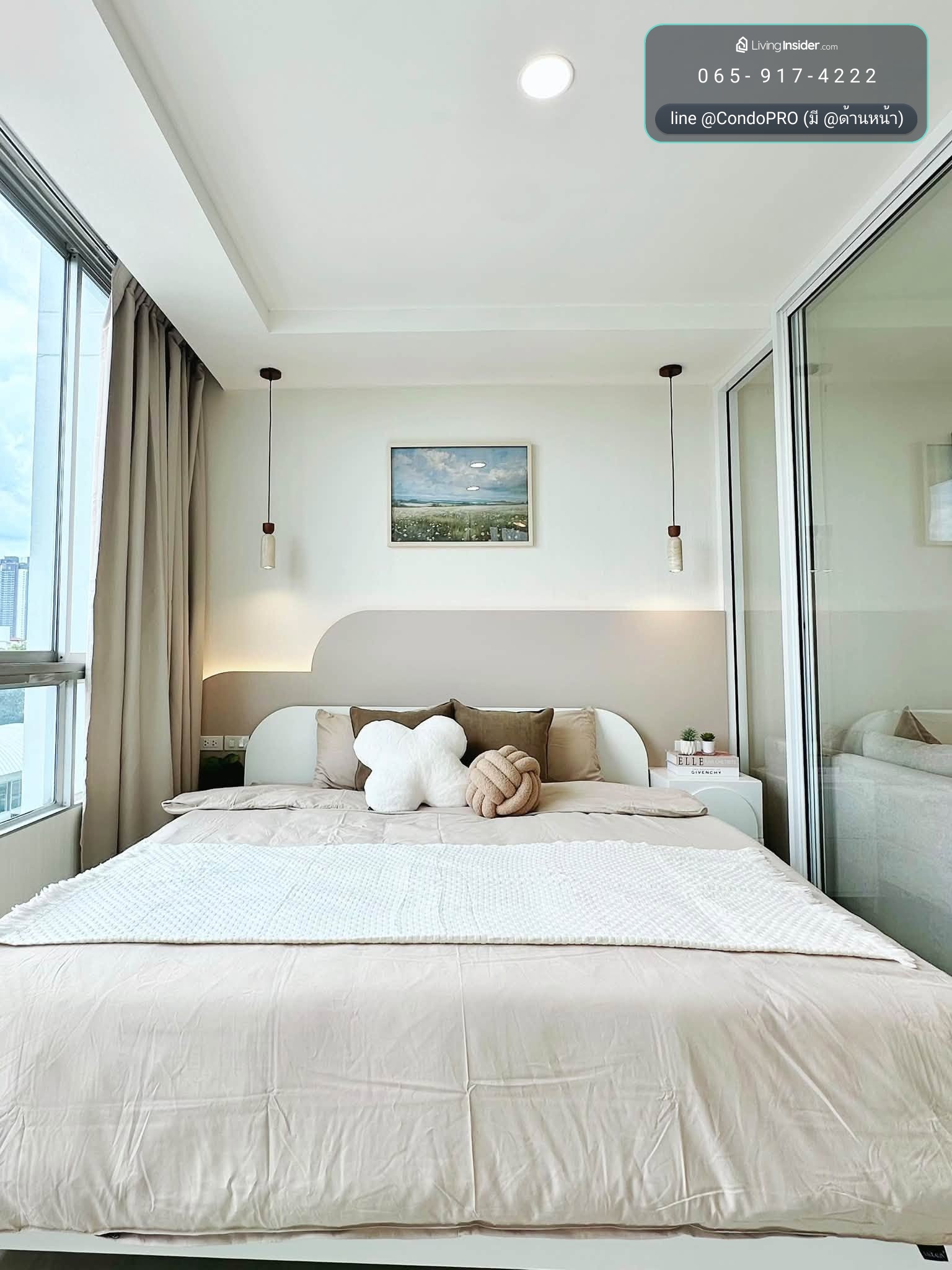 Ratchada City 18 ✨Beautiful room, bright tones✨ – รูปที่ 2
