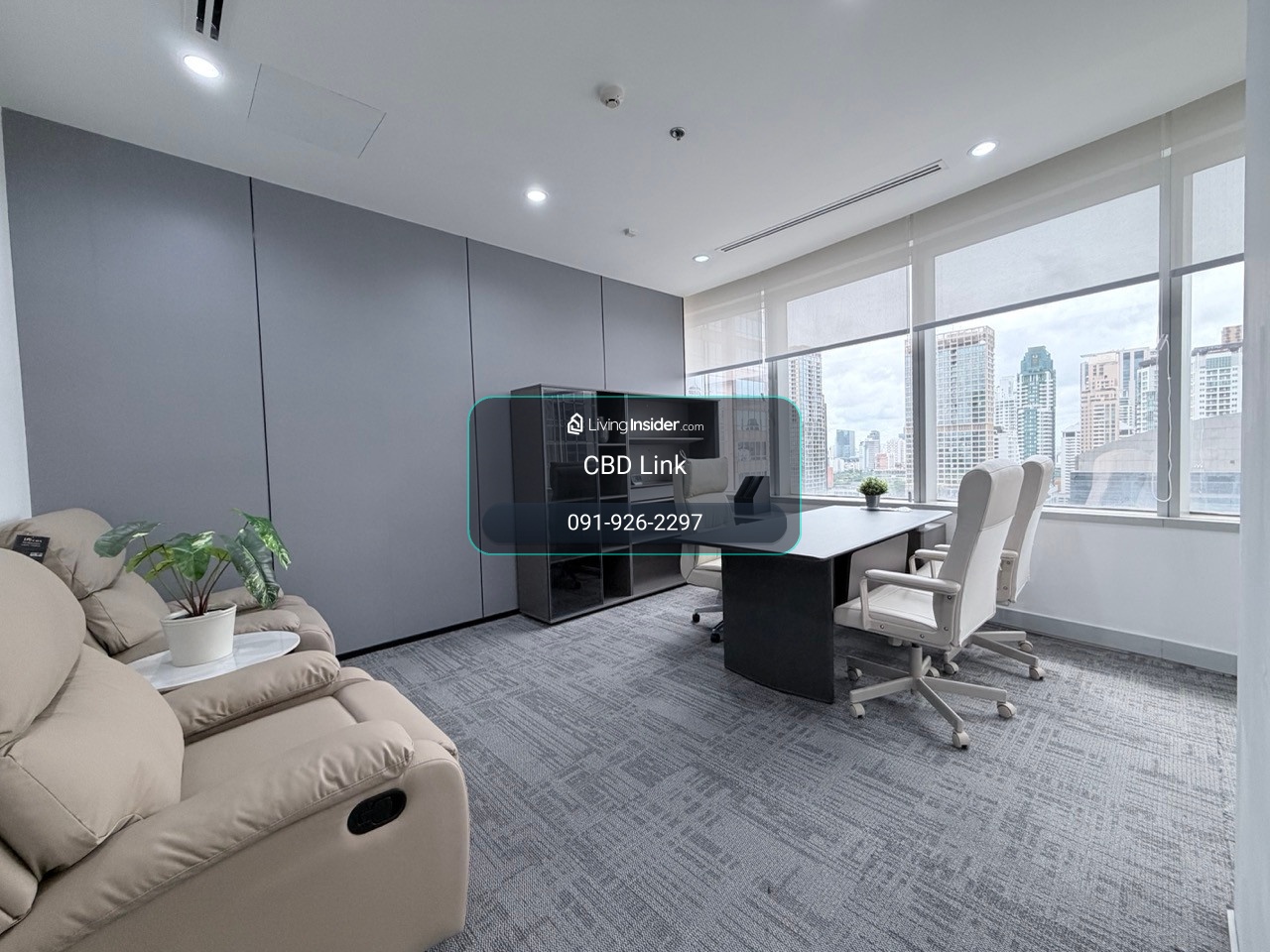 Office แต่งใหม่พร้อมเฟอร์, 550ม.จาก BTS เพลินจิต, ในตึกมีร้านอาหาร, Food court – รูปที่ 3