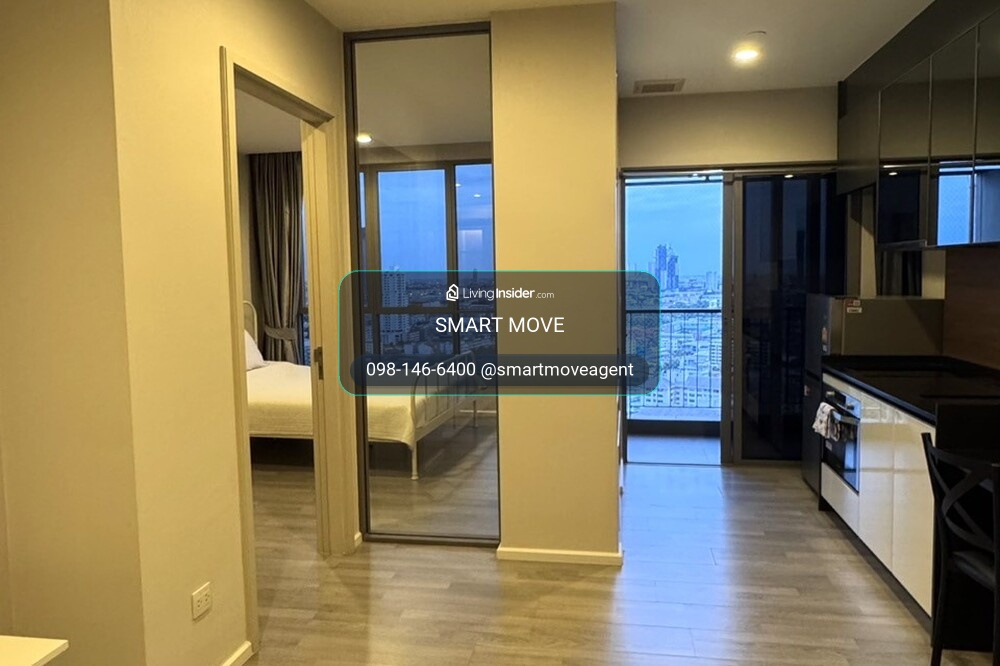 🔥 For Rent !!🔥 The Room Sathorn - St.Louis, 1 bedroom, 1 bathroom, high floor 17++, Kitchen closed !! Code C20221202368 furnished, ready to move in📣📣  – รูปที่ 3