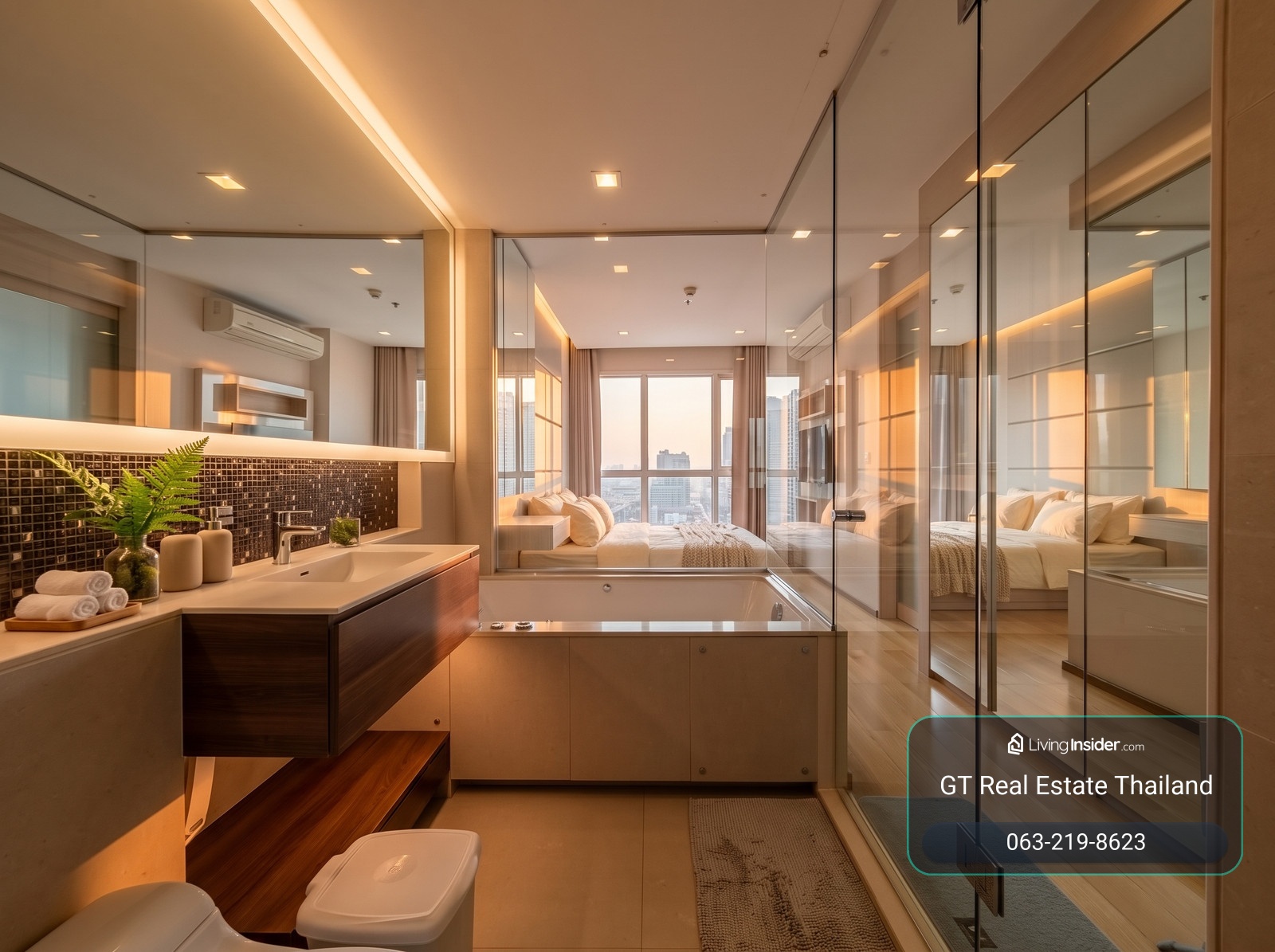 คอนโด The Address Asoke เดินทางสะดวก ห้องสวย มีรถรับส่ง เฟอร์นิเจอร์ครบ – รูปที่ 3
