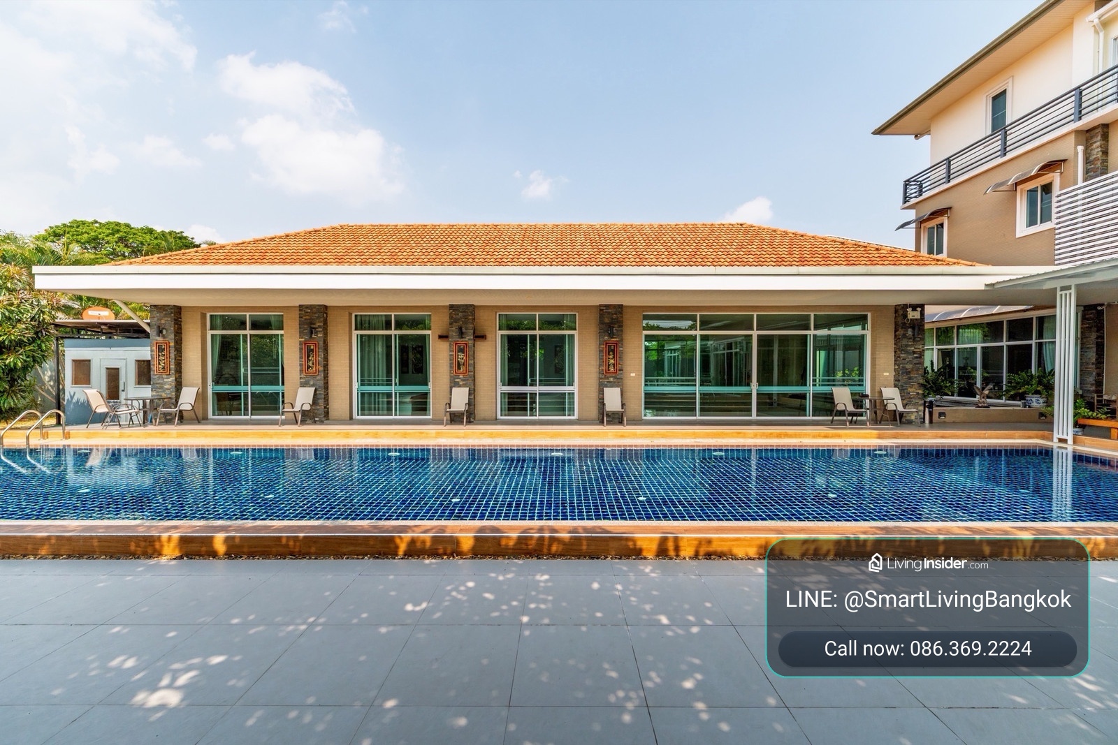 ขายบ้านหรู 3 ชั้น พร้อมสระว่ายน้ำ พื้นที่ ใกล้เมืองทองธานี IMPACT ปากเกร็ด นนทบุรี ถนนเลียบคลองประปา เดินทางสะดวก ใกล้ทางด่วน – รูปที่ 4
