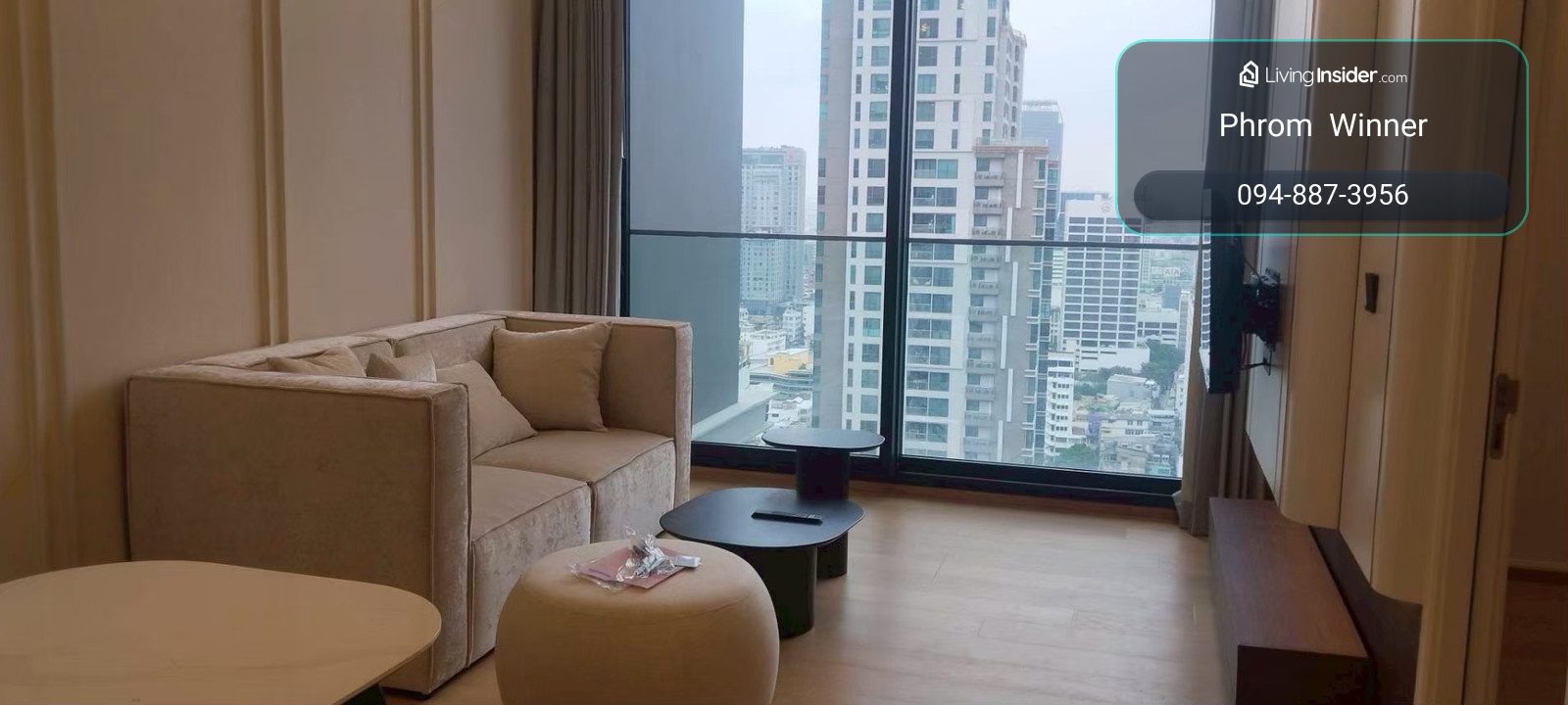 Anil Sathorn 12 | 1-Bedroom 46 Sq.m. ชั้น 28 Fully Furnished – รูปที่ 4