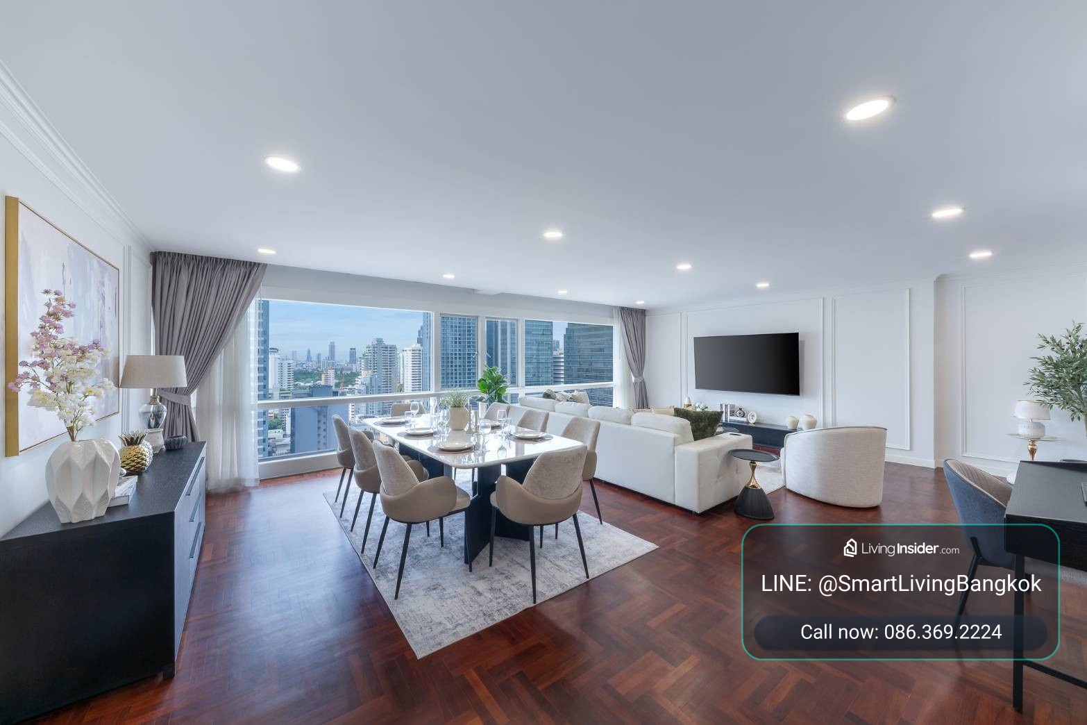 เช่าคอนโด Sukhumvit Suite 200 ตร.ม. 3 ห้องนอน BTS นานา, อโศก – รูปที่ 2