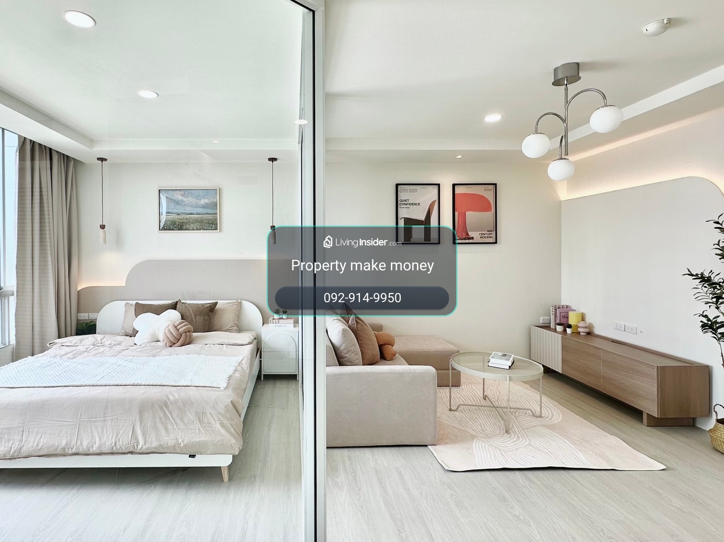 ✨ ตกแต่งสวย ตรงปก! Homey Cozy สุดๆ ที่ Ratchada City 18 ✨ – รูปที่ 3