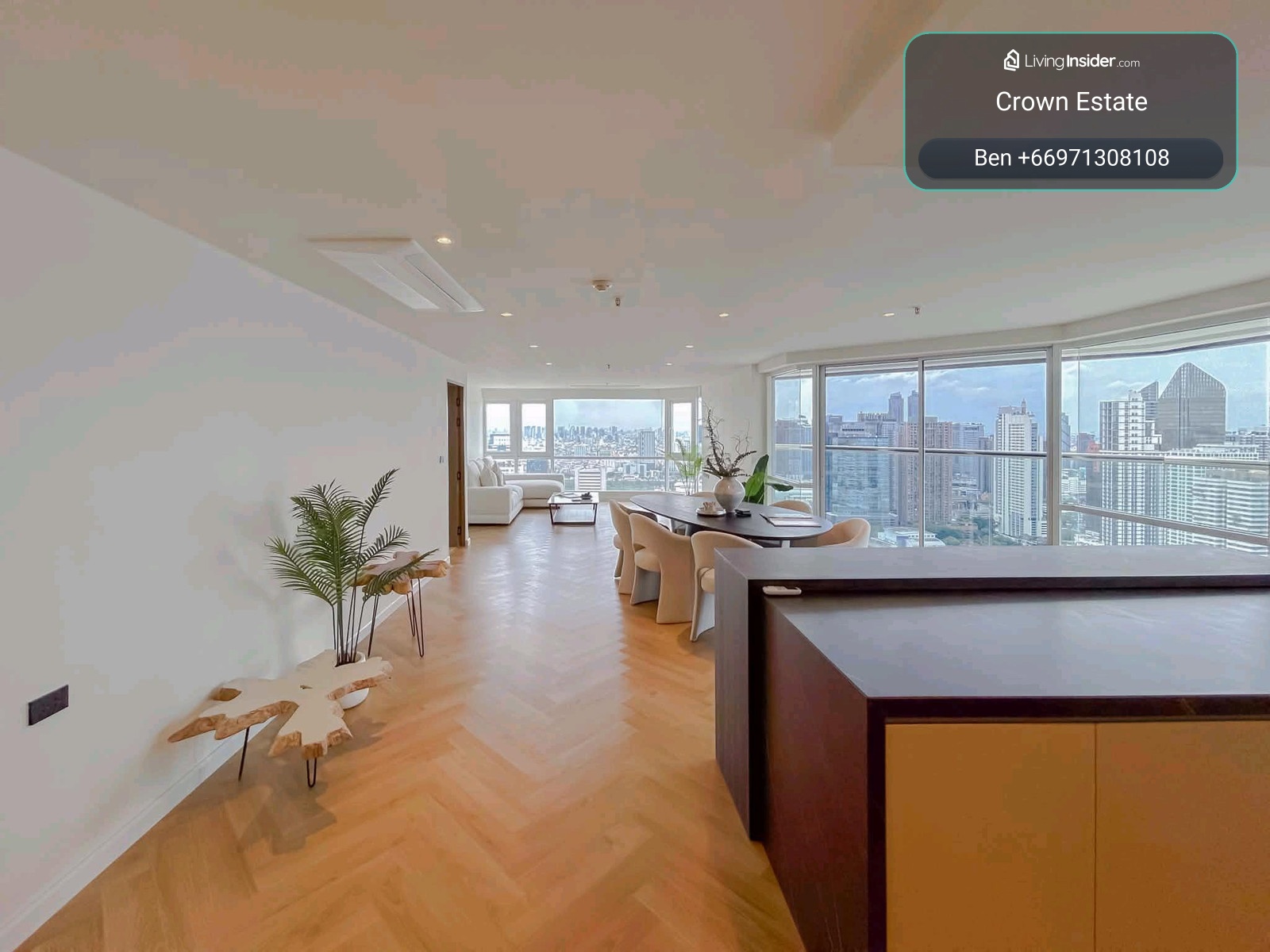 Newly renovated High-Floor Duplex Penthouse in Nana – Sukhumvit Skyline Views – รูปที่ 4