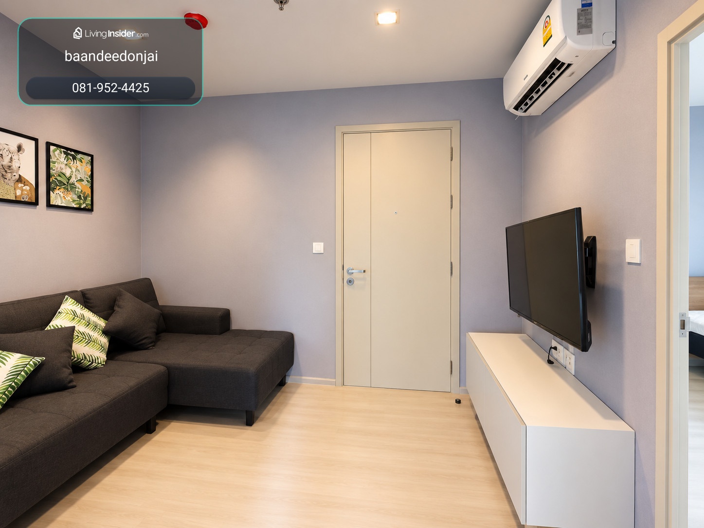 ให้เช่าคอนโด Life Sukhumvit 48 (30 ตร.ม.) 1 นอน 1 น้ำ ใกล้ BTS พระโขนง  – รูปที่ 3
